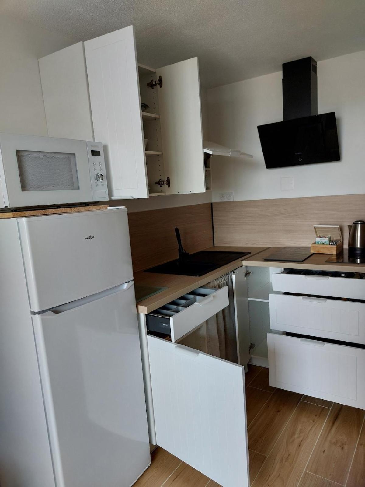 Appart avec loggia en front de mer et superbe vue
