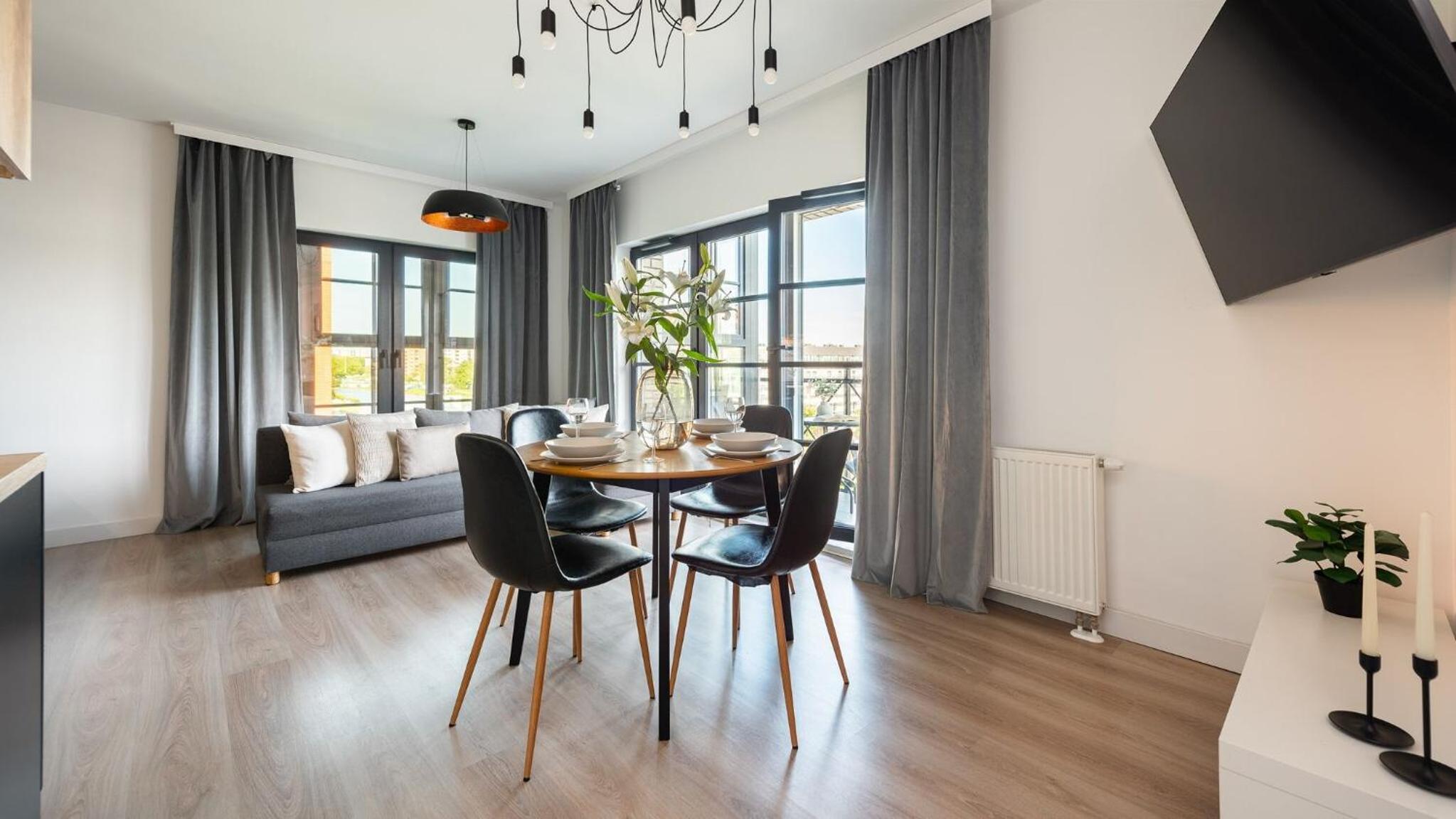 Flatbook - Riverside Loft Gdańsk Apartments with Parking