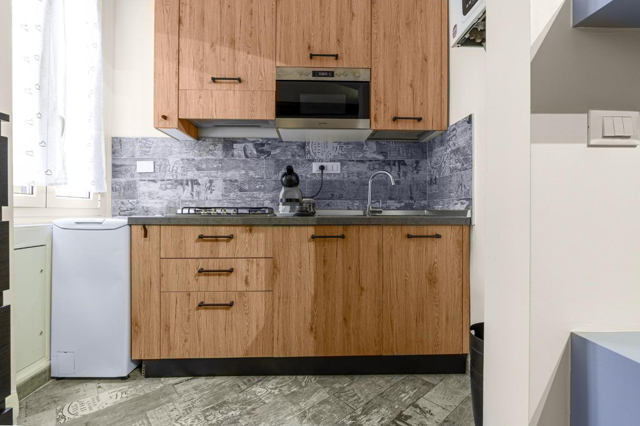 Rosa Homes THE GREEN - 2 rooms, air conditioning, Principe, Acquario, Porto Antico