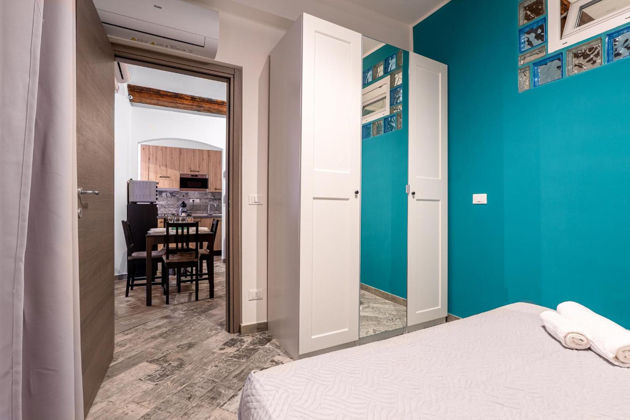 Rosa Homes THE GREEN - 2 rooms, air conditioning, Principe, Acquario, Porto Antico