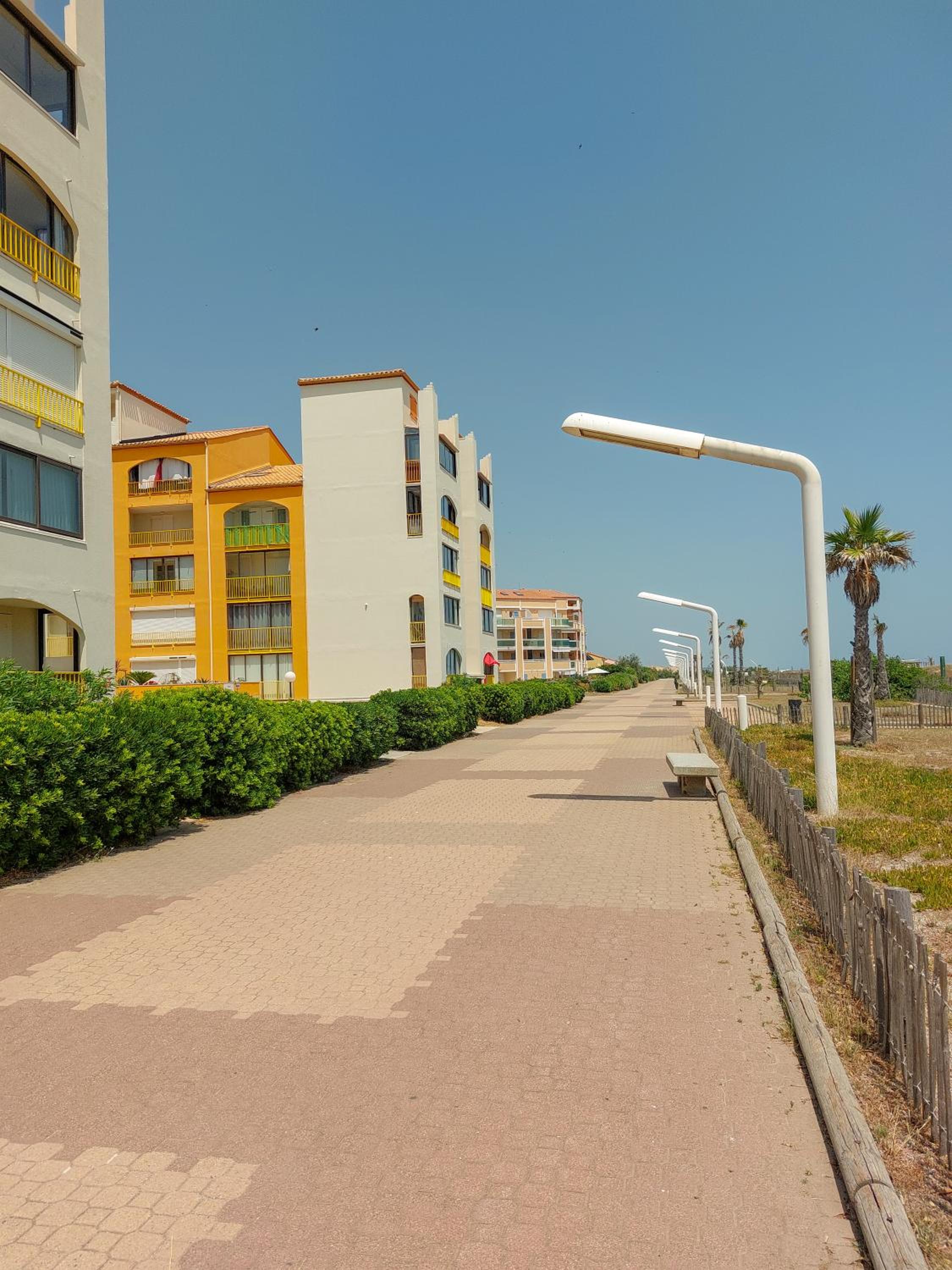 Confort en front de mer avec accès direct plage