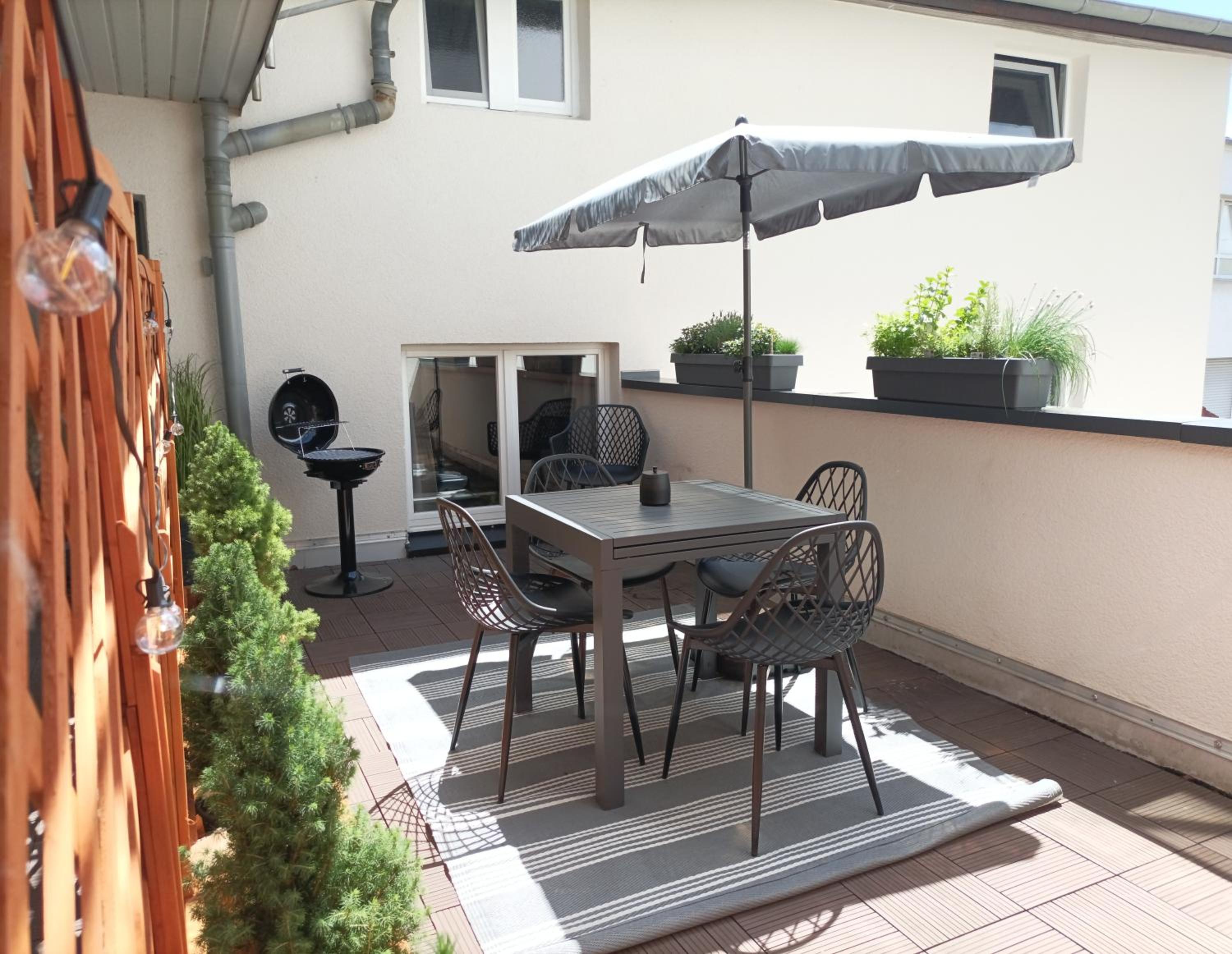 Altbauoase Fulda - ruhig, zentral, Terrasse, Bahnhof 400m -