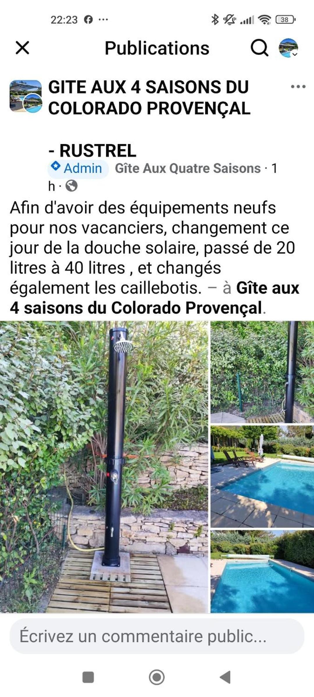 GITE AUX 4 SAISONS DU COLORADO PROVENÇAL - 3 ÉTOILES - Rustrel