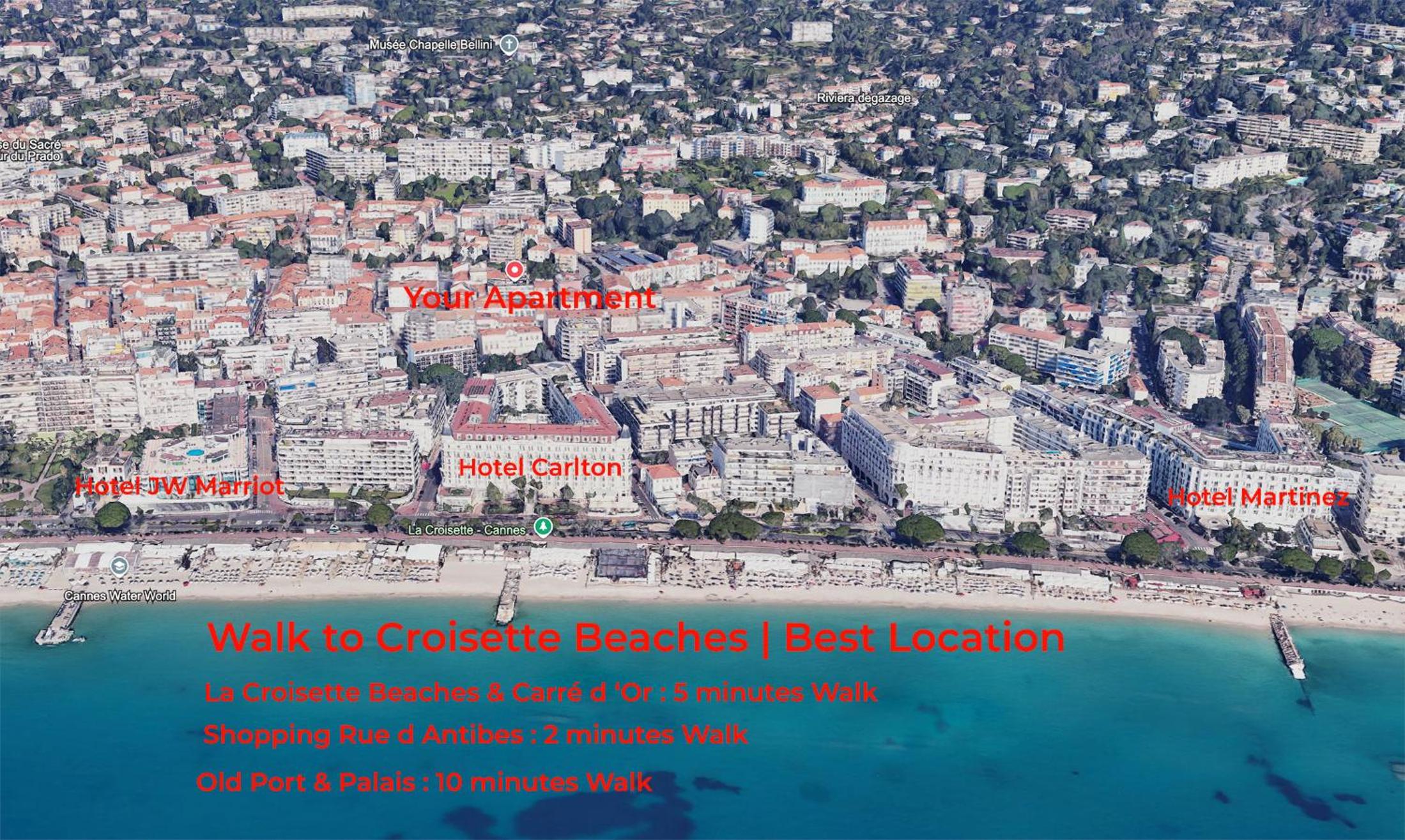 Fabulous Central 2BR - Prime Location, Walk to Croisette & Palais - By Totolulu Cannes Yellow Corner