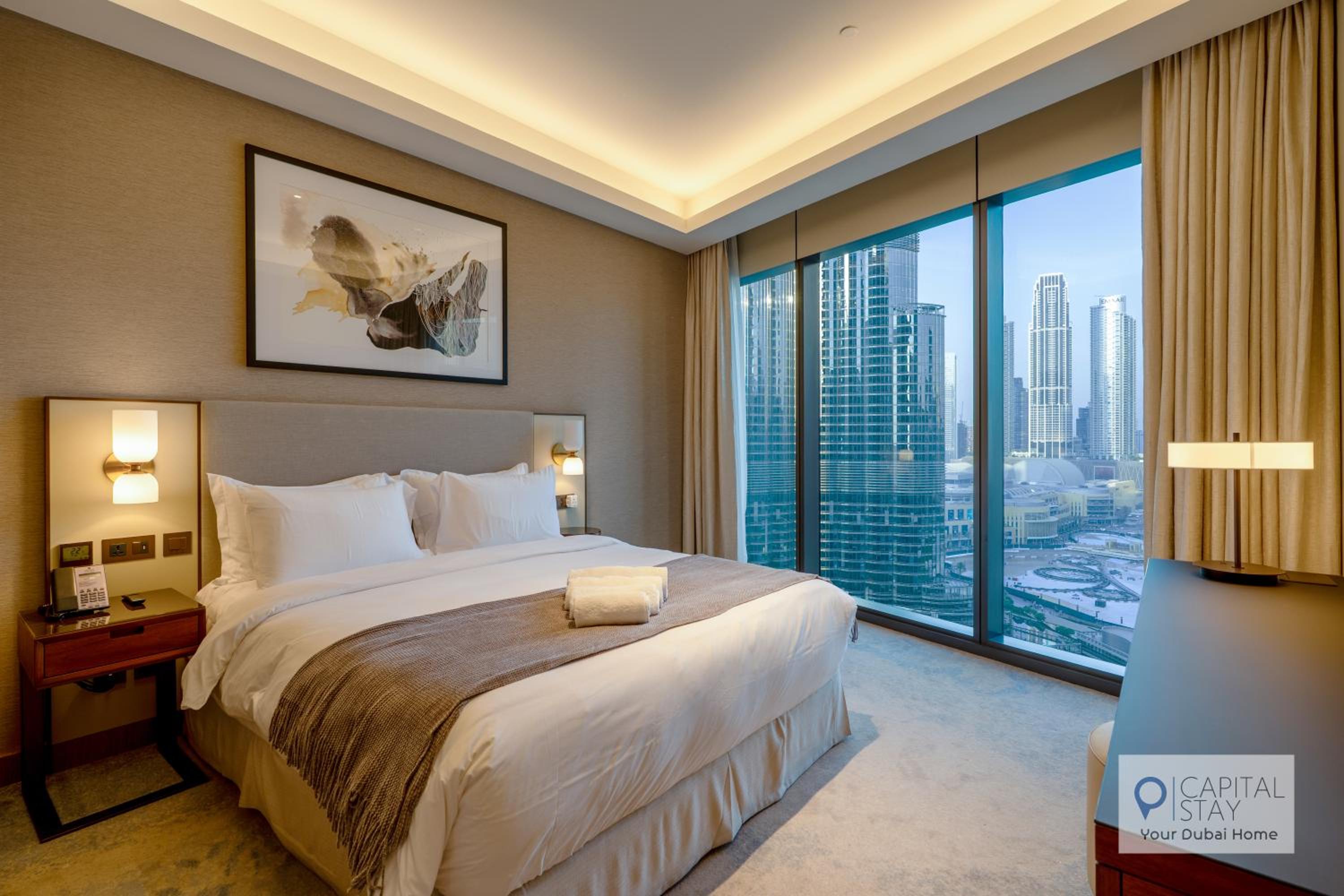 Luxury 3BR Apartment with Burj Khalifa Views - Address Opera