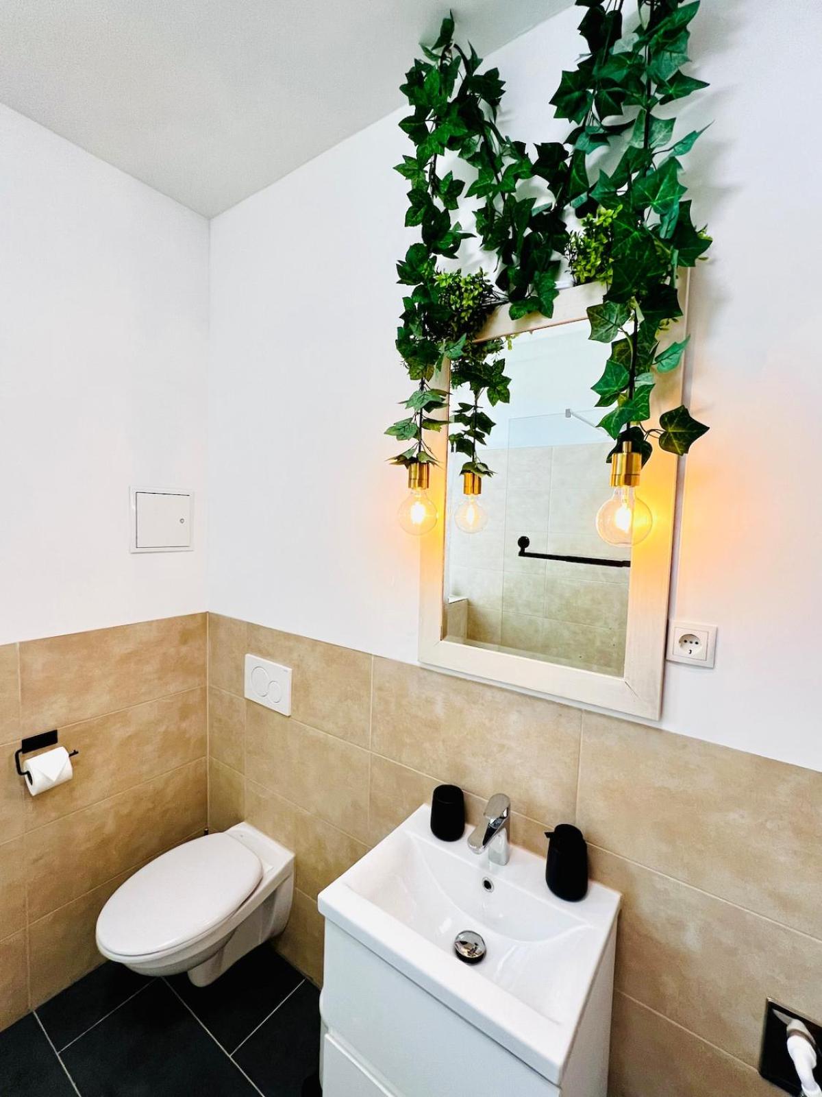 CASA CLARA - Helle 2-Zi-Whg nahe Uniklinik & Zentrum, Küche und SmartTV