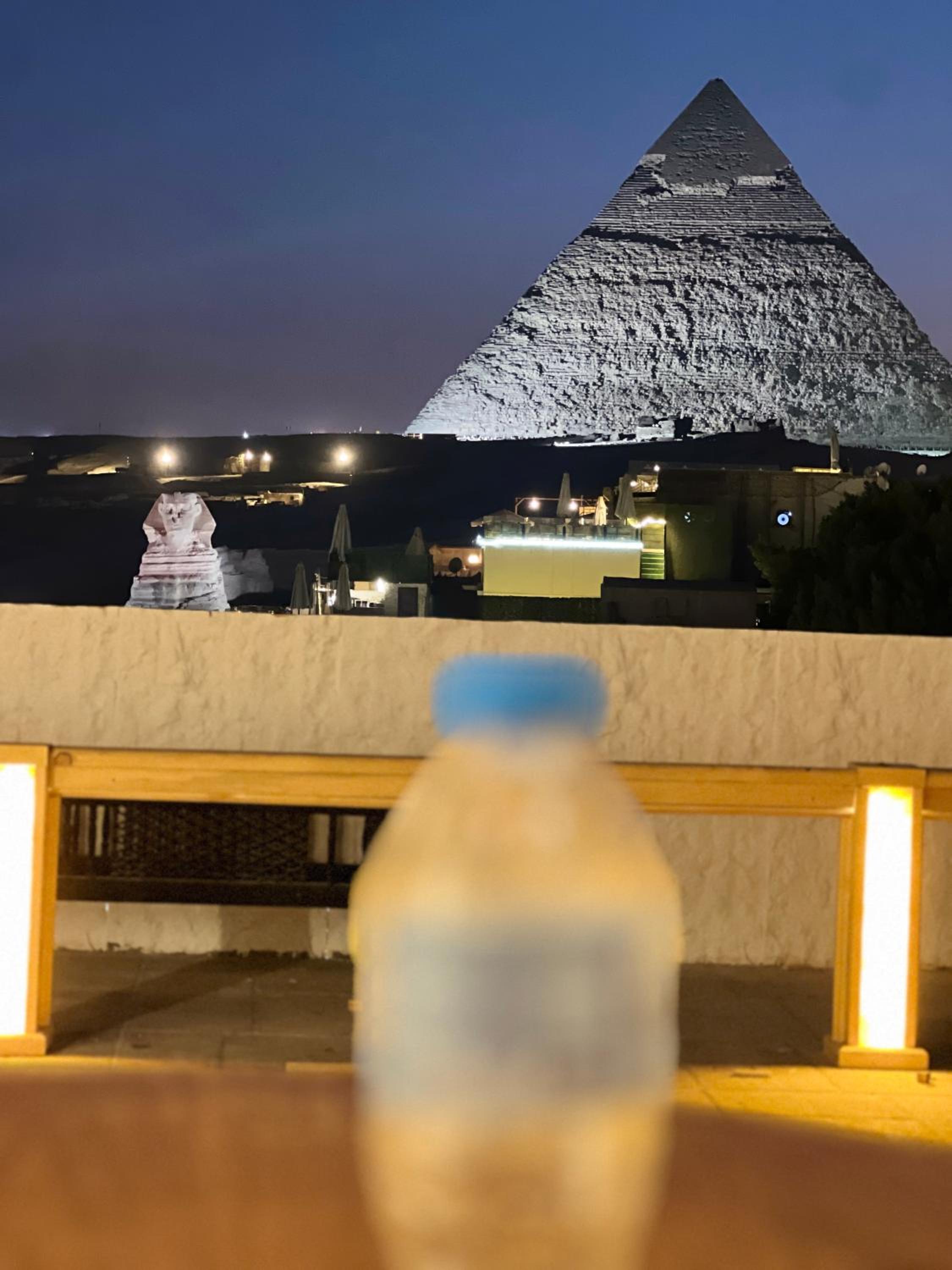 Pyramids Top view inn