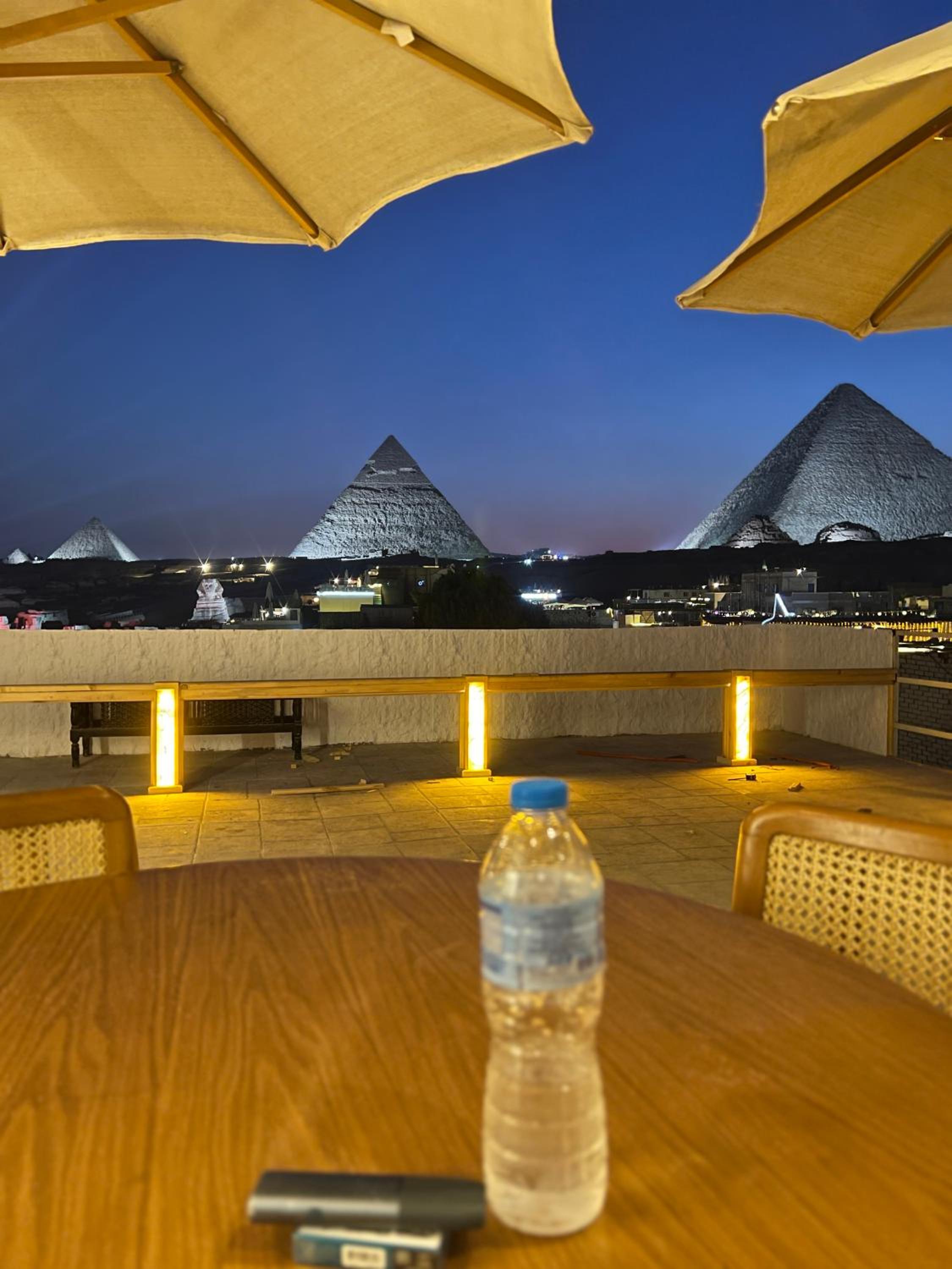 Pyramids Top view inn