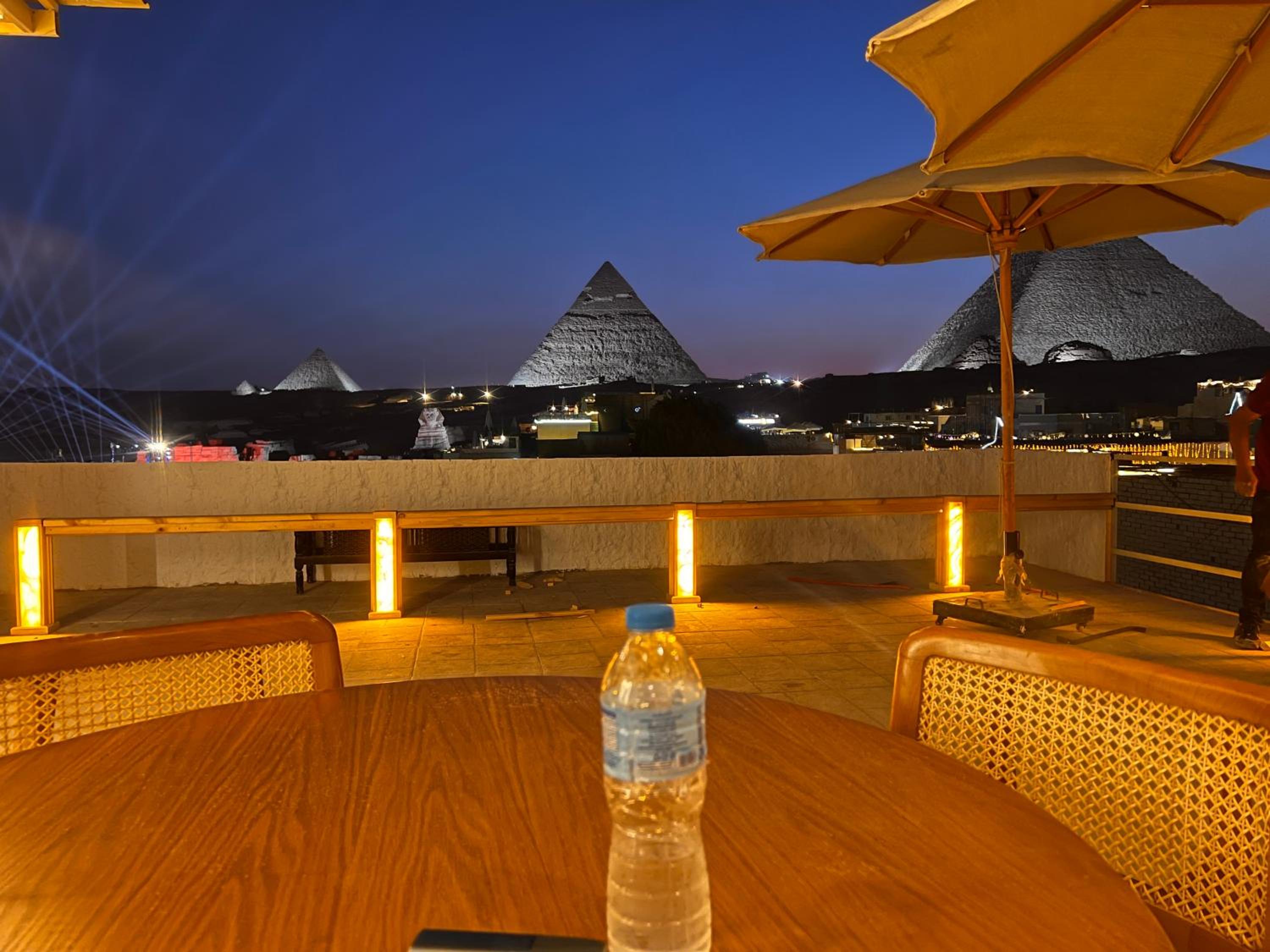 Pyramids Top view inn