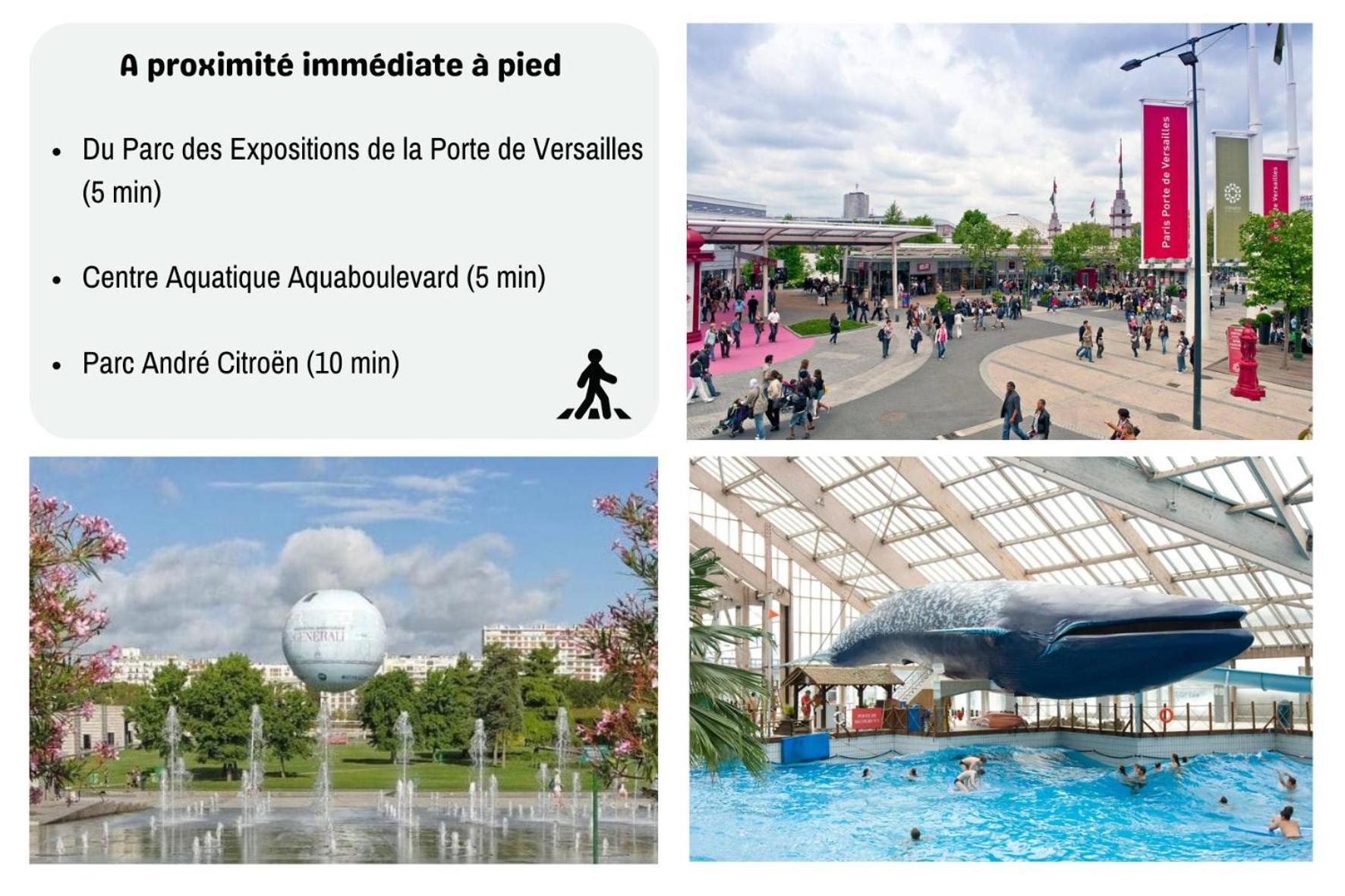 Pop Appart - Expo Paris Porte de Versailles - Balcon - Climatisation - Parking
