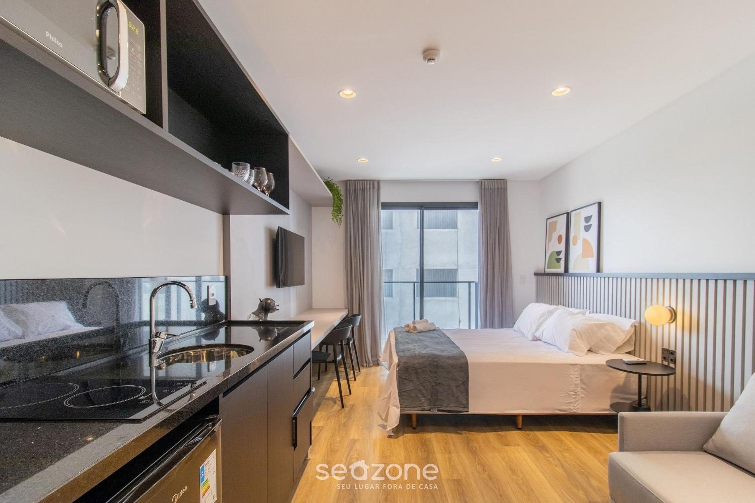 New studios - Pool with sea view - Penha Spot PSO