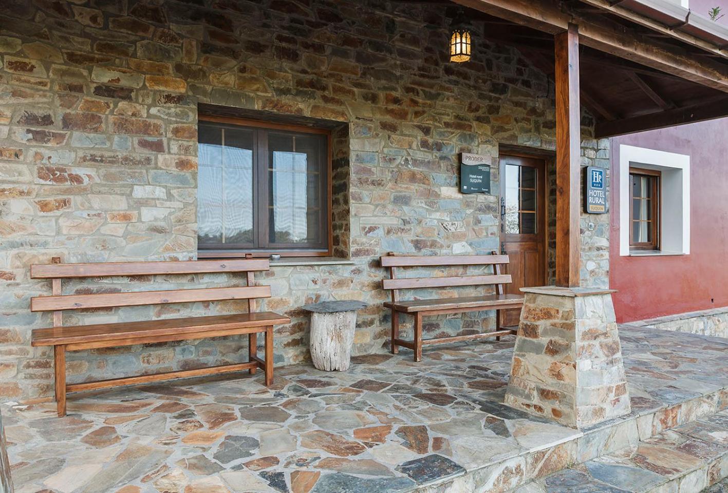 outdoor BBQ area