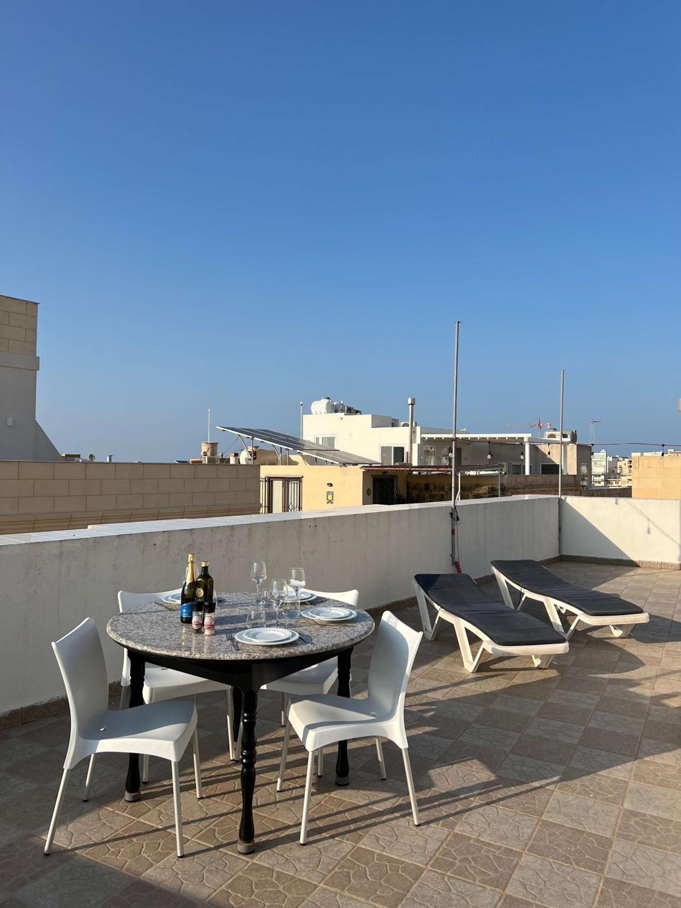 Spacious house with roof-terrace