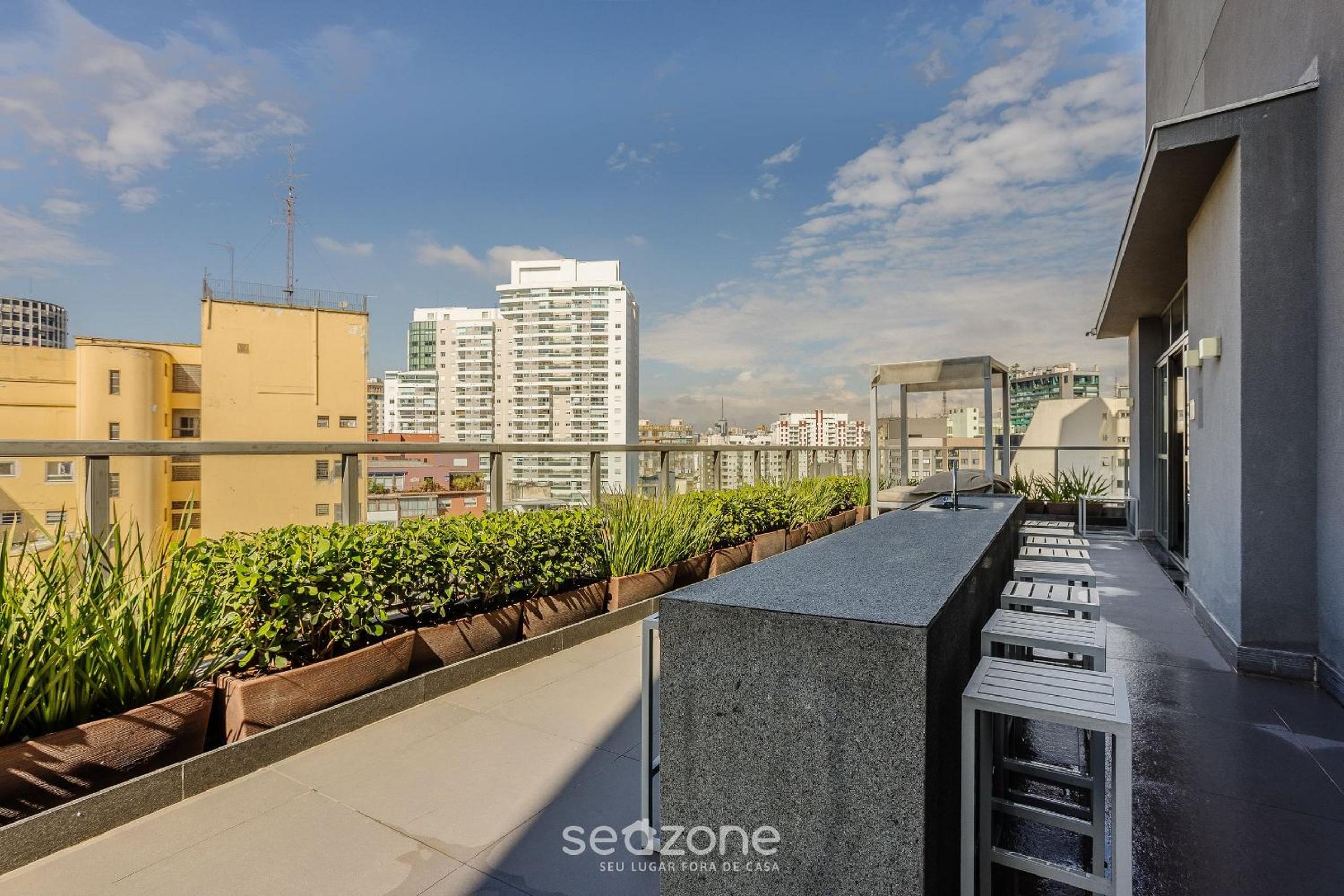 Studio w/ balcony and view in Consolação - VNO1417