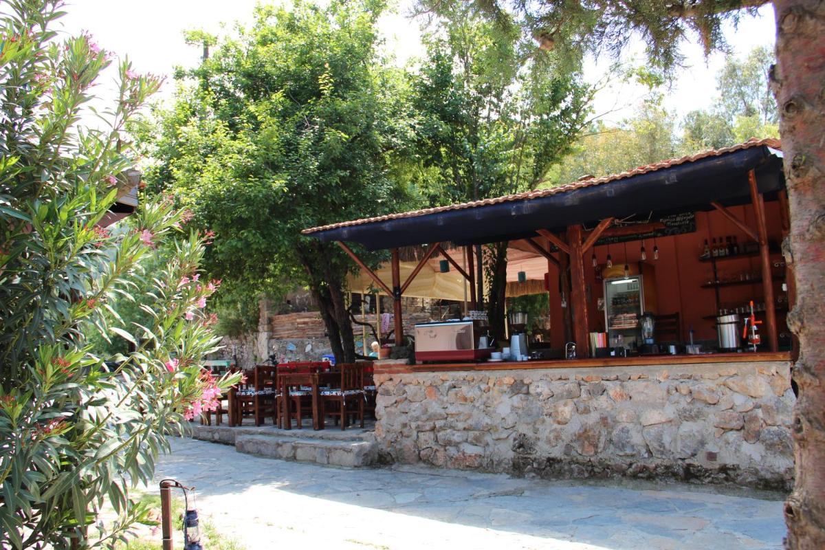 outdoor BBQ area