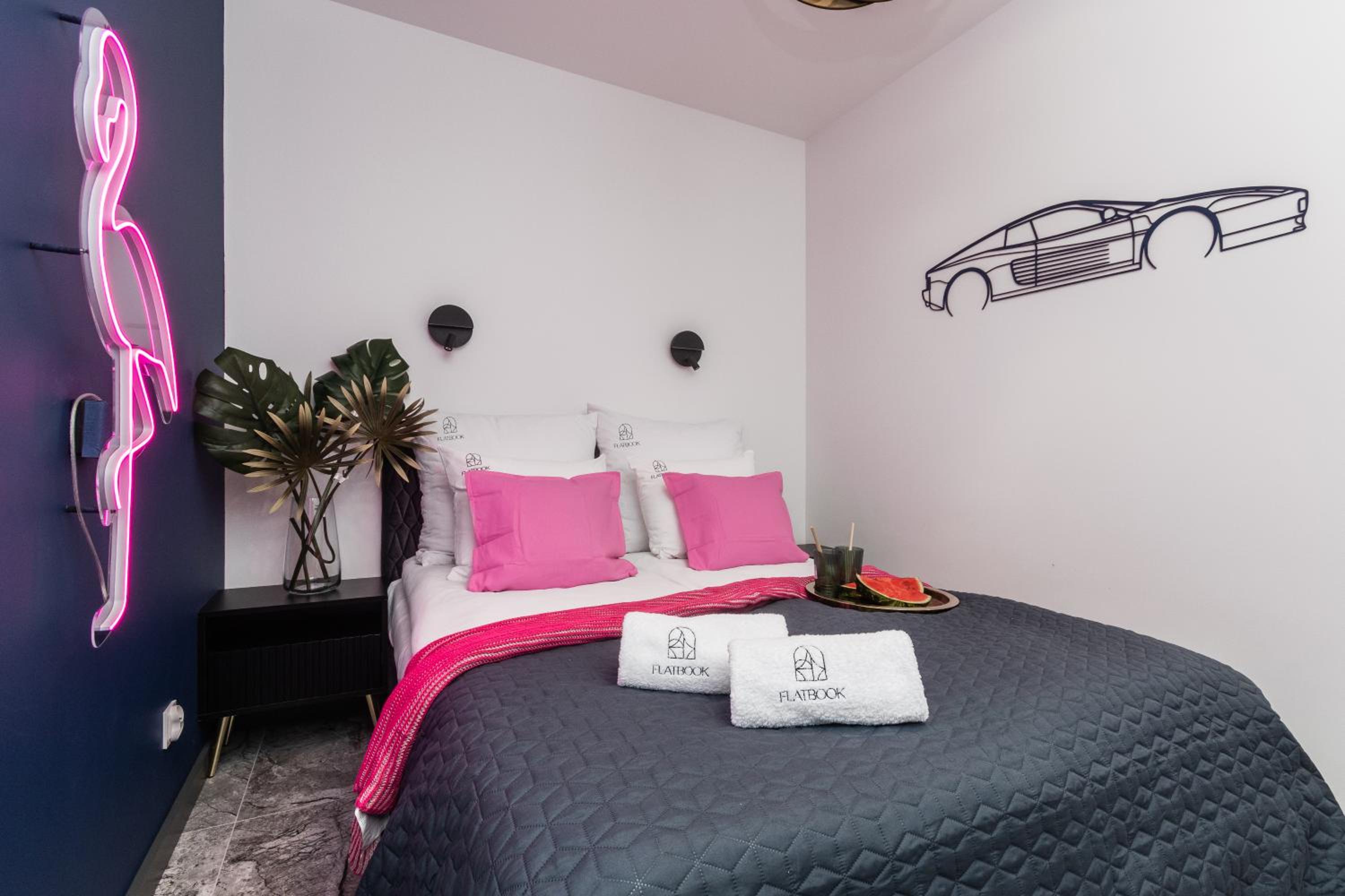 Flatbook Apartament Miami Beach - basen, taras i stylowe wnętrza w Krynicy Morskiej