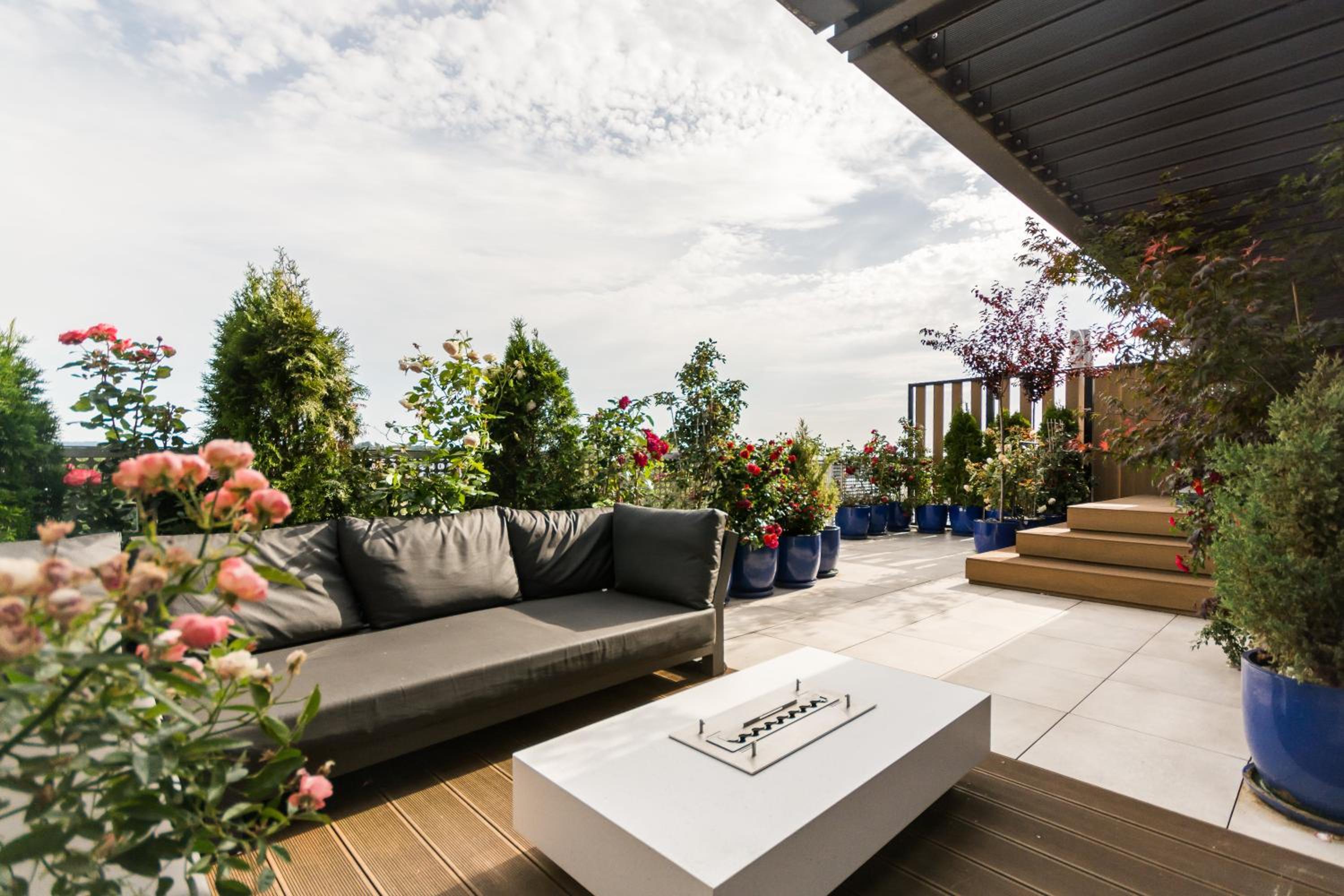 Luxury penthouse with jacuzzi