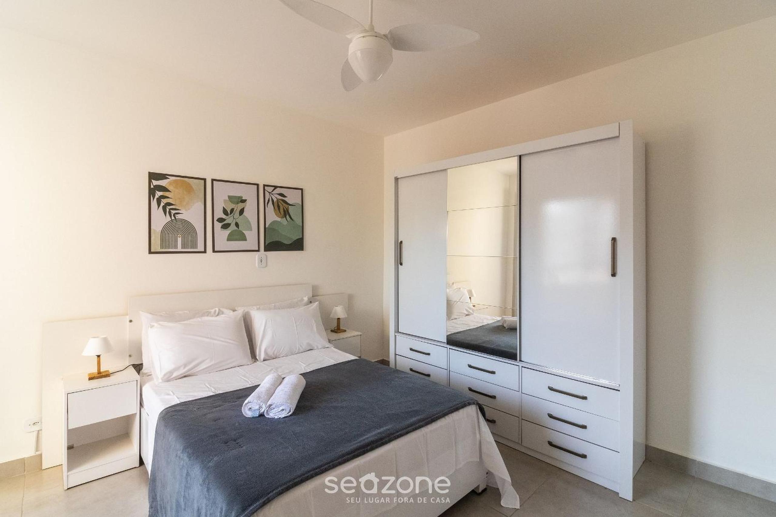 Apt w/ balcony 650m from beach, Cabo Frio CVY0306