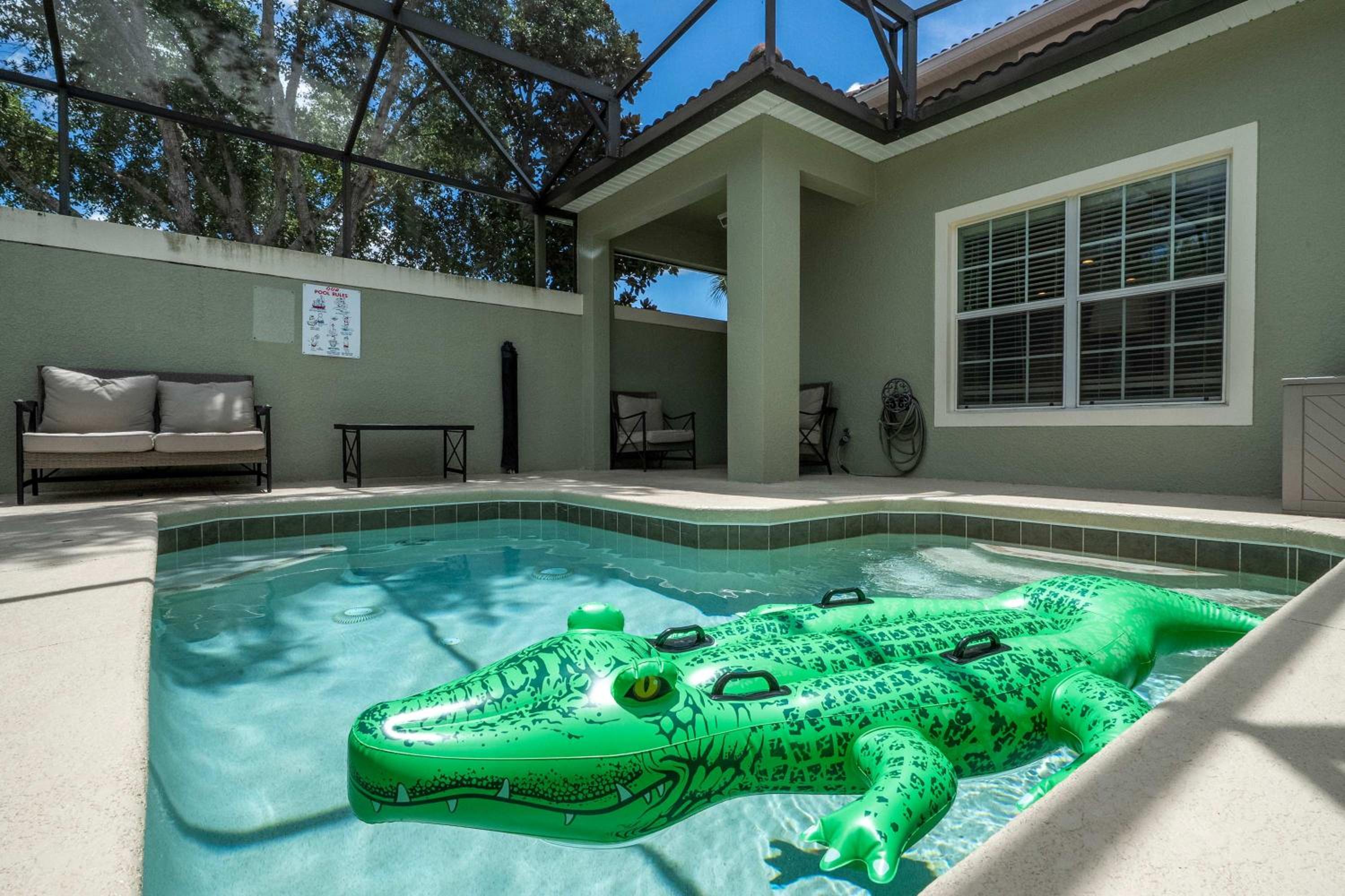 Themed 5Bd Paradise Palms Close to Disney w Pool 8951