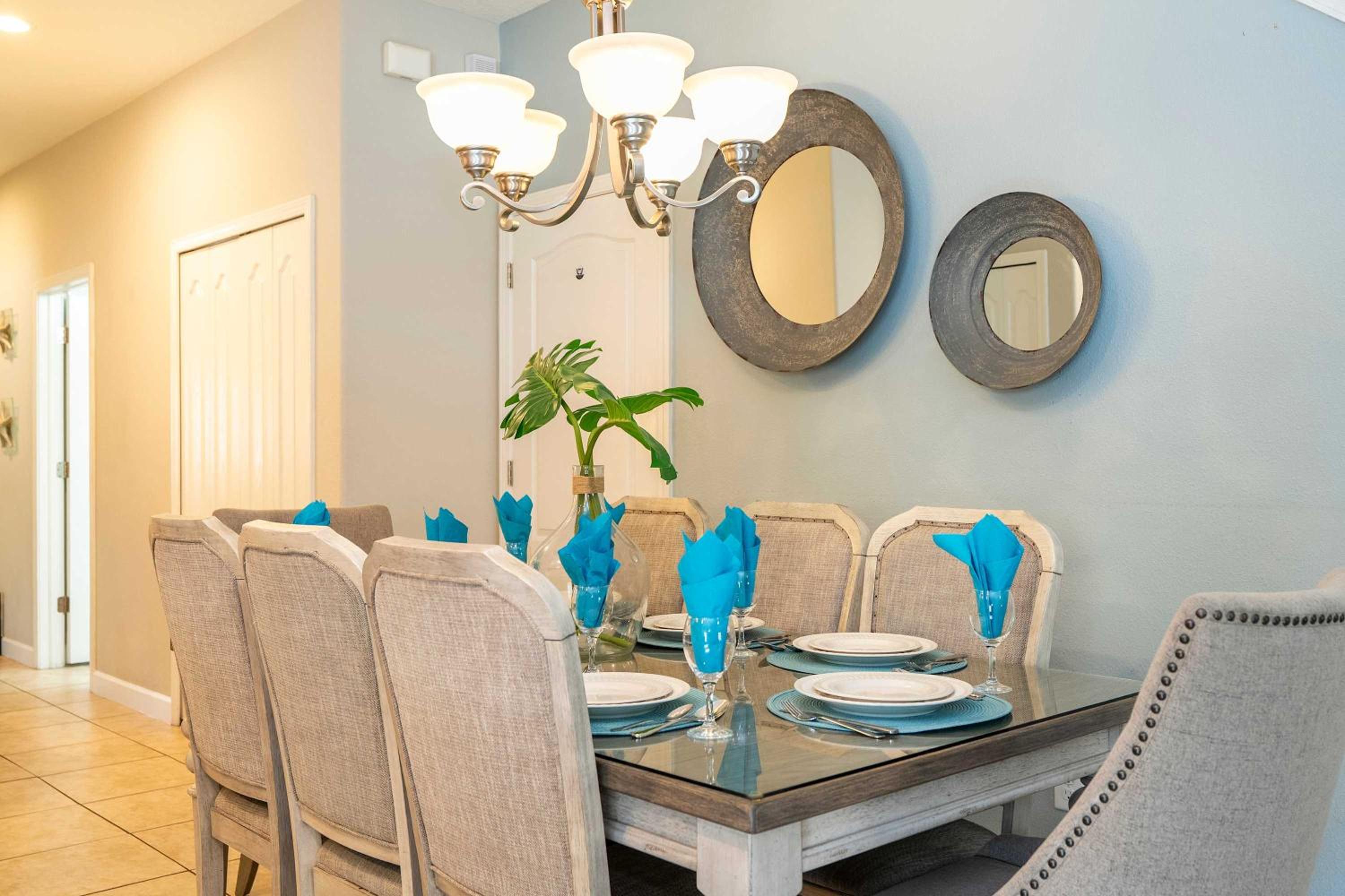 Themed 5Bd Paradise Palms Close to Disney w Pool 8951