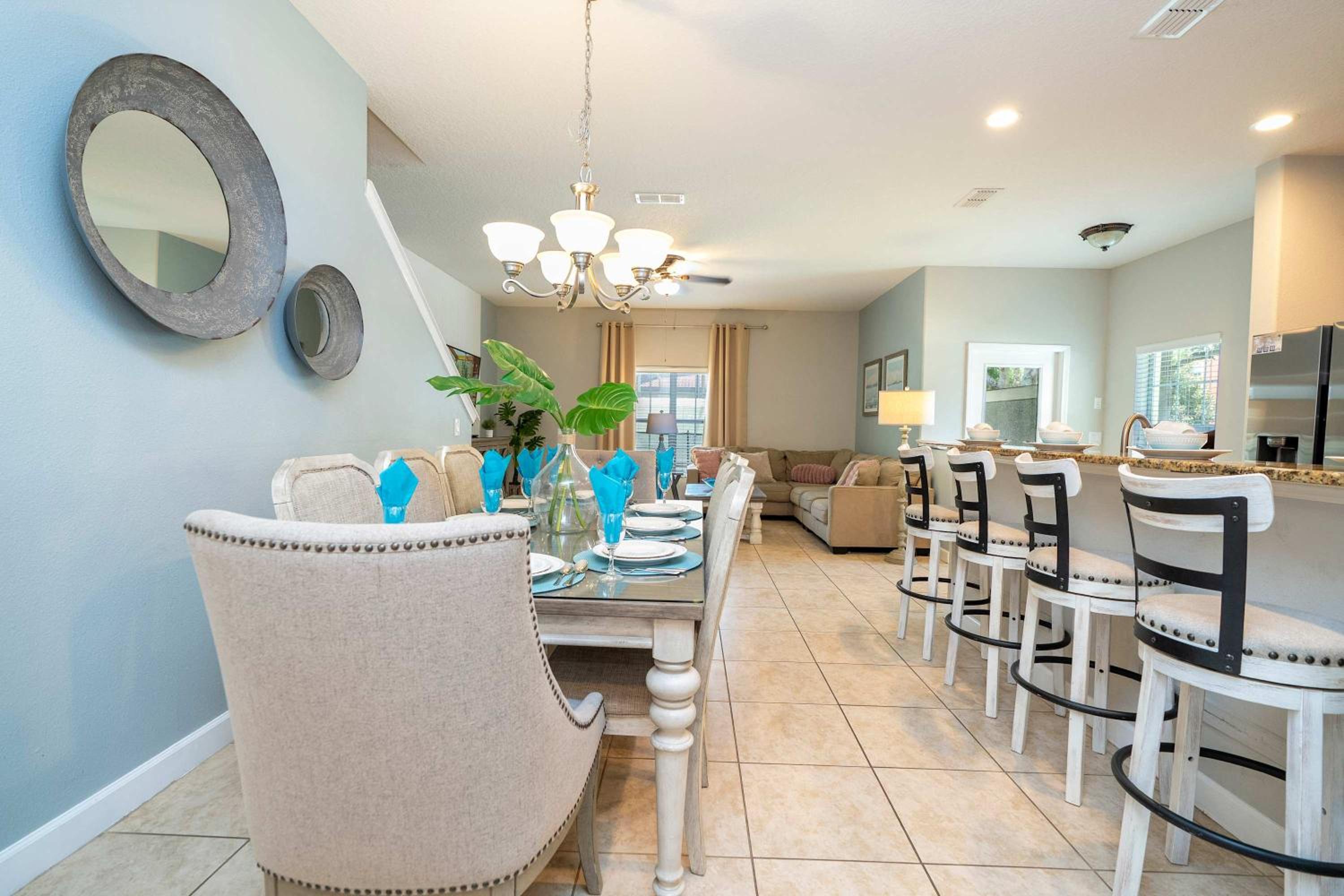 Themed 5Bd Paradise Palms Close to Disney w Pool 8951