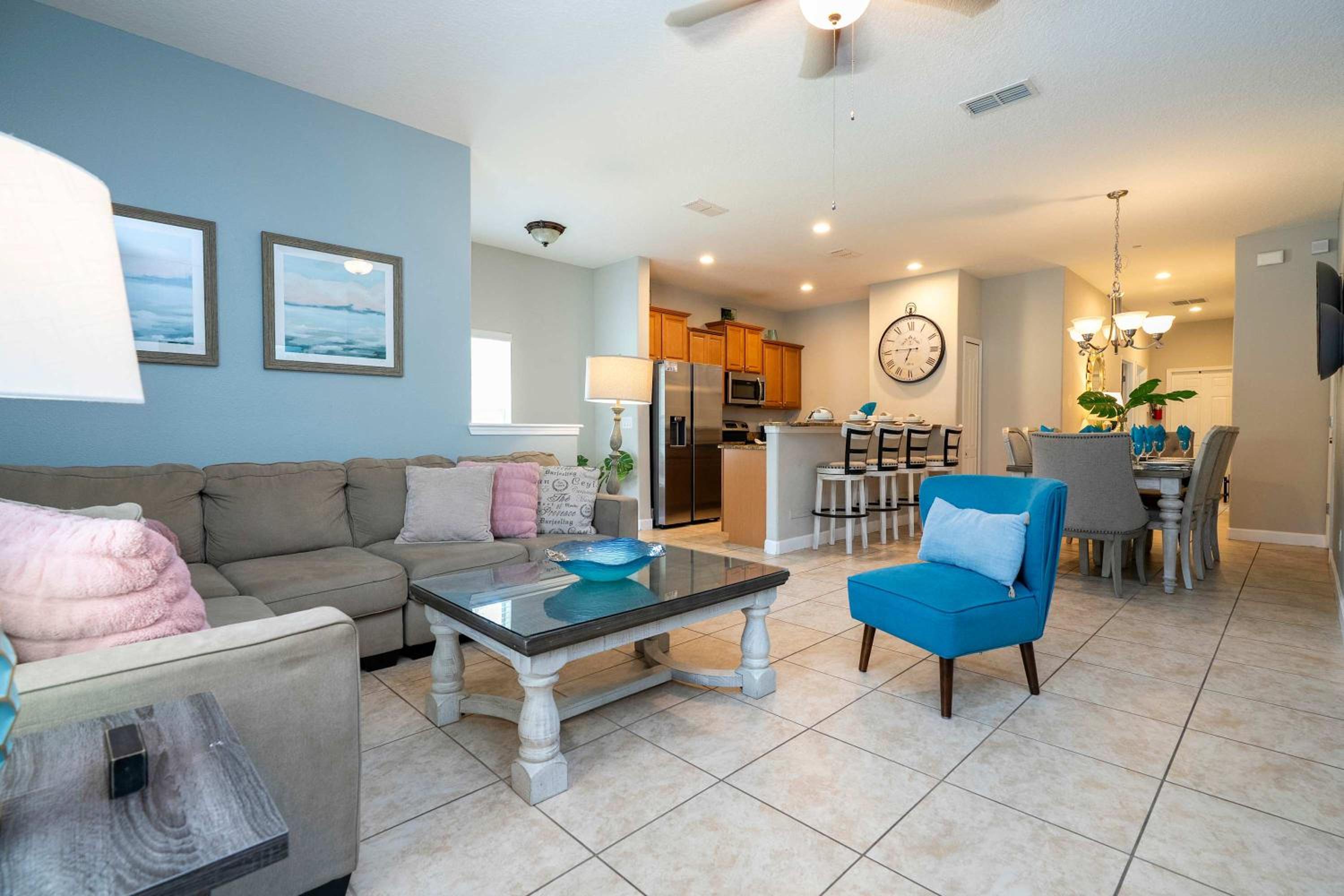 Themed 5Bd Paradise Palms Close to Disney w Pool 8951