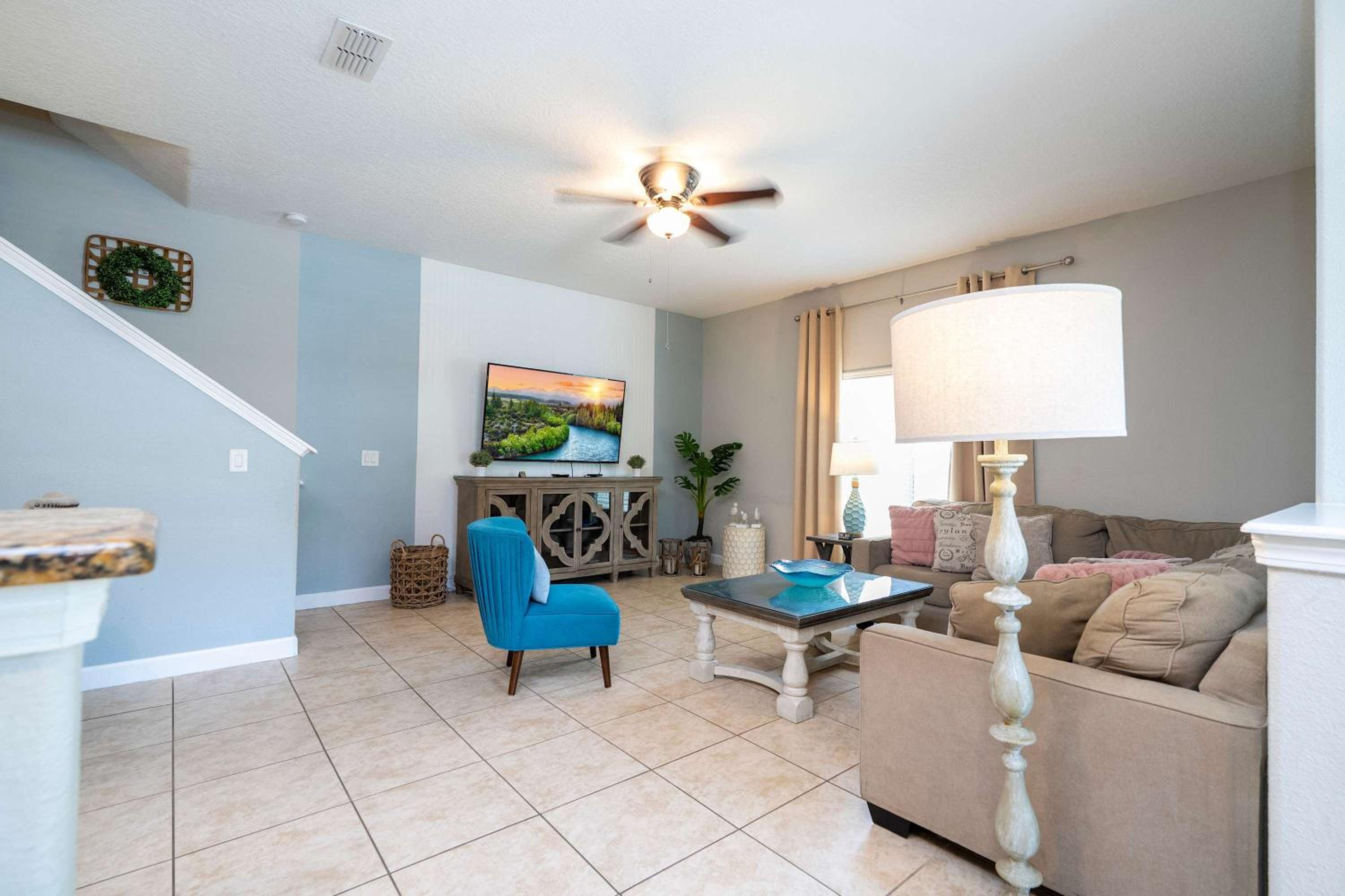 Themed 5Bd Paradise Palms Close to Disney w Pool 8951
