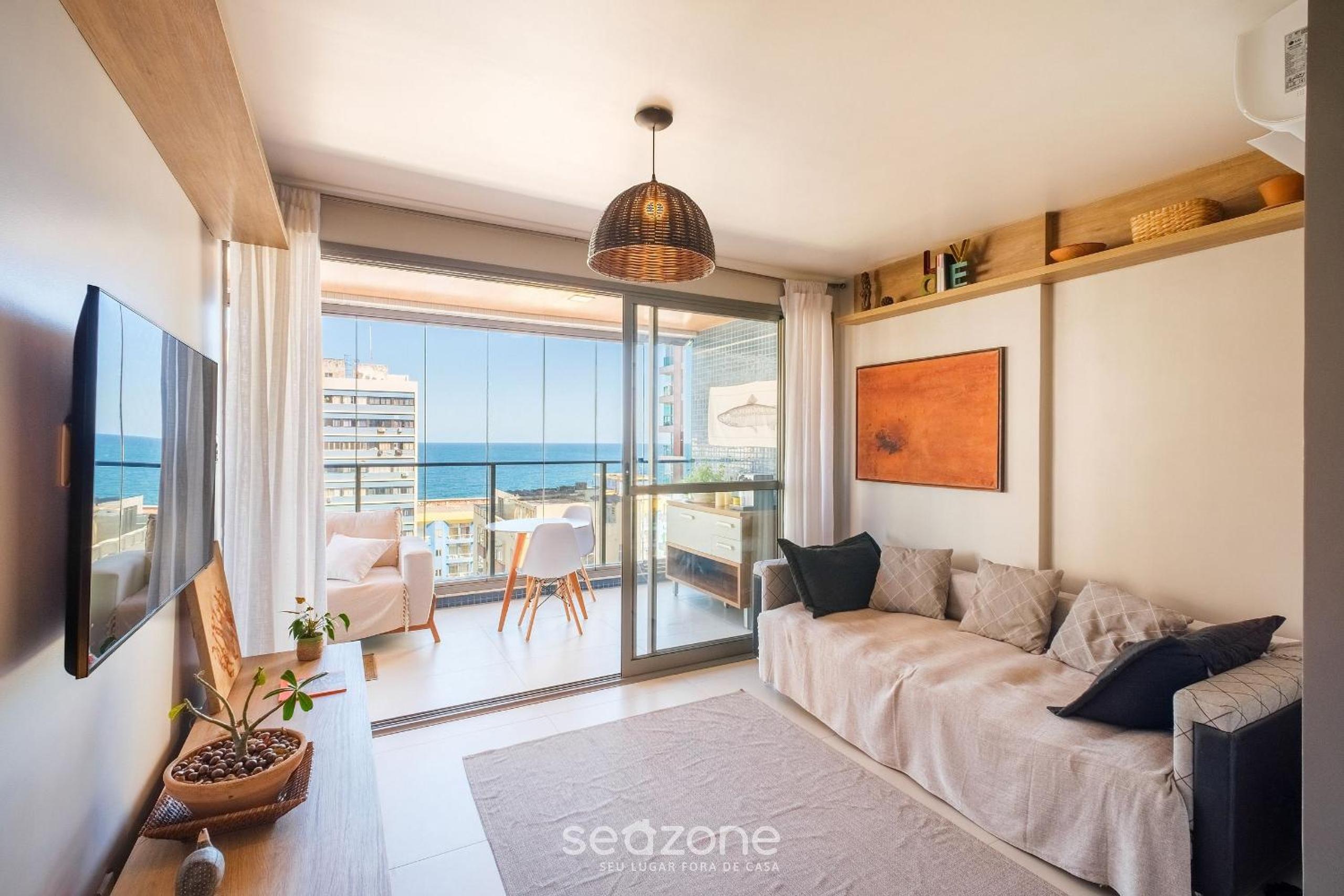 Apartment 180m from the beach in Barra OCB0901