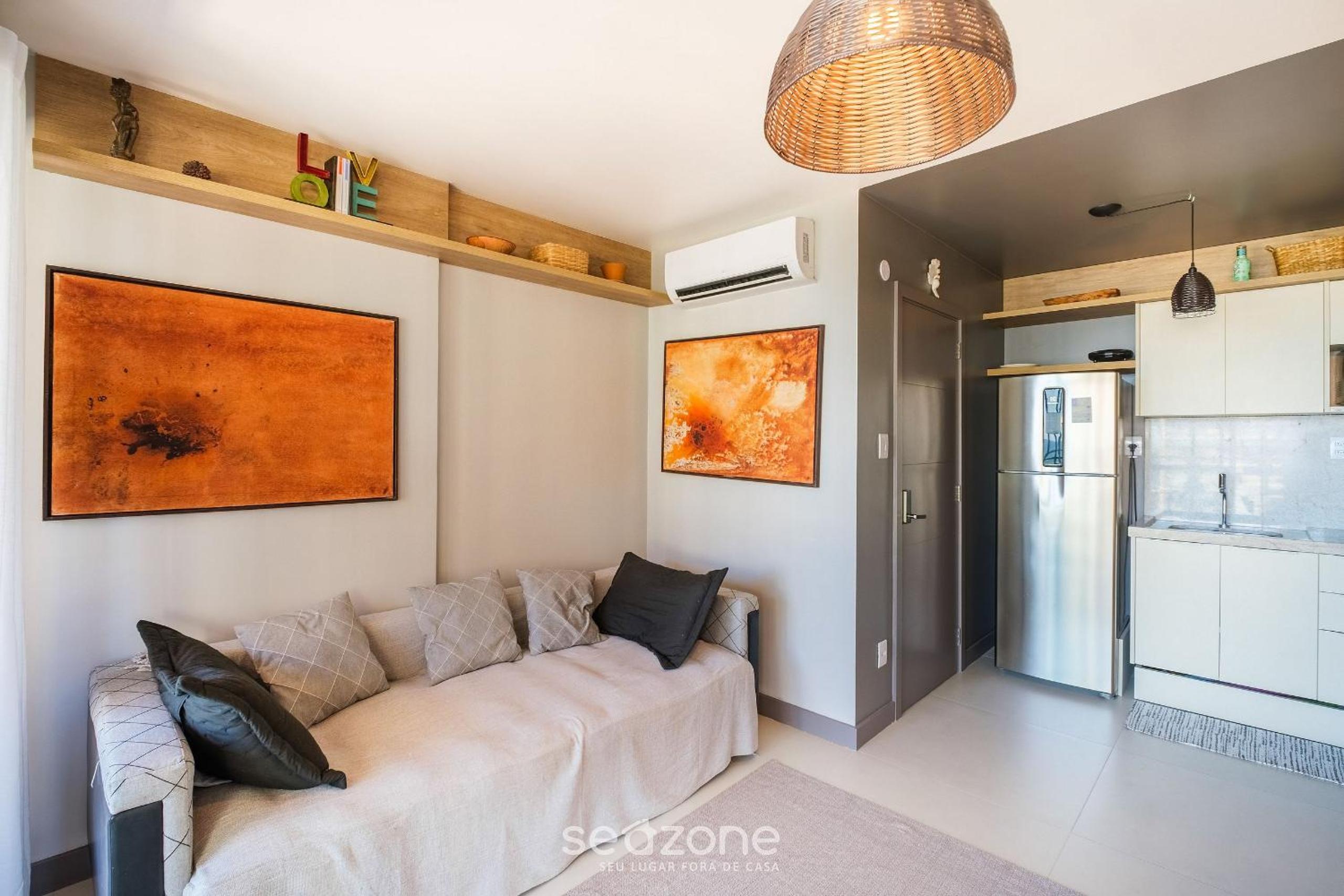 Apartment 180m from the beach in Barra OCB0901