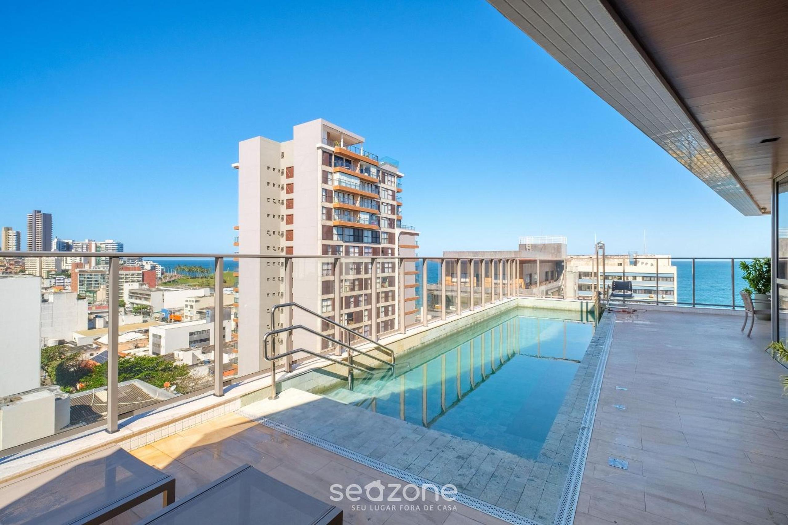 Apartment 180m from the beach in Barra OCB0901
