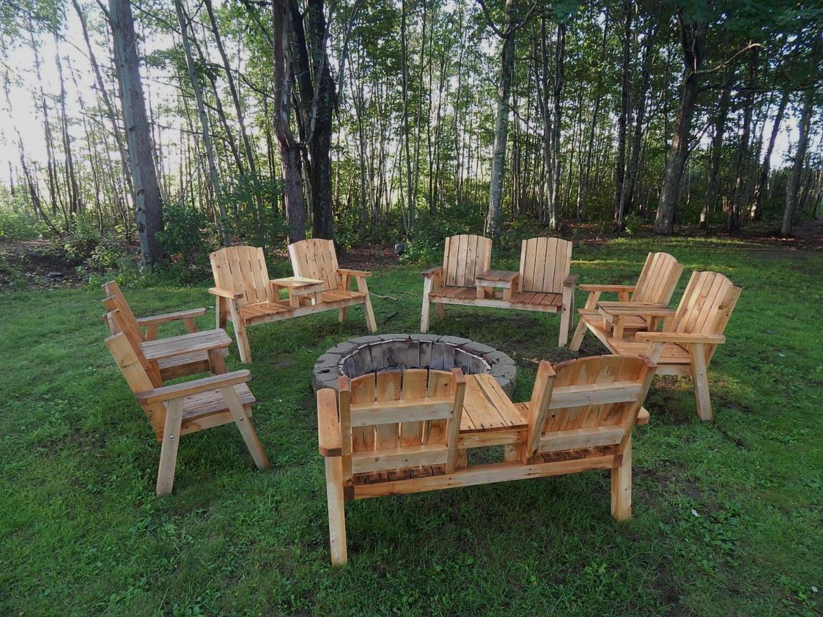 outdoor BBQ area