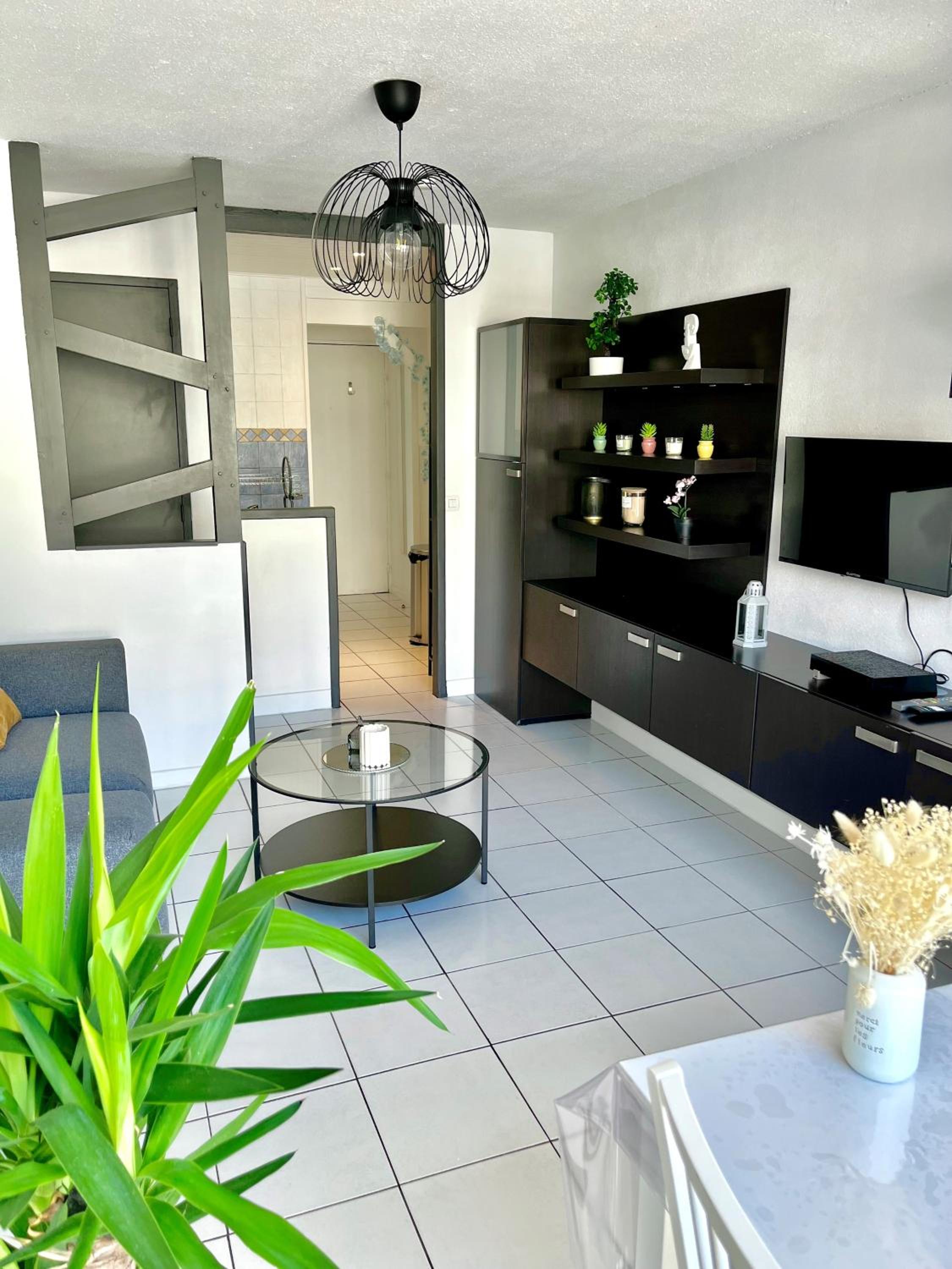 L'Azur, T2 - Parking gratuit - Central - confort Cosy