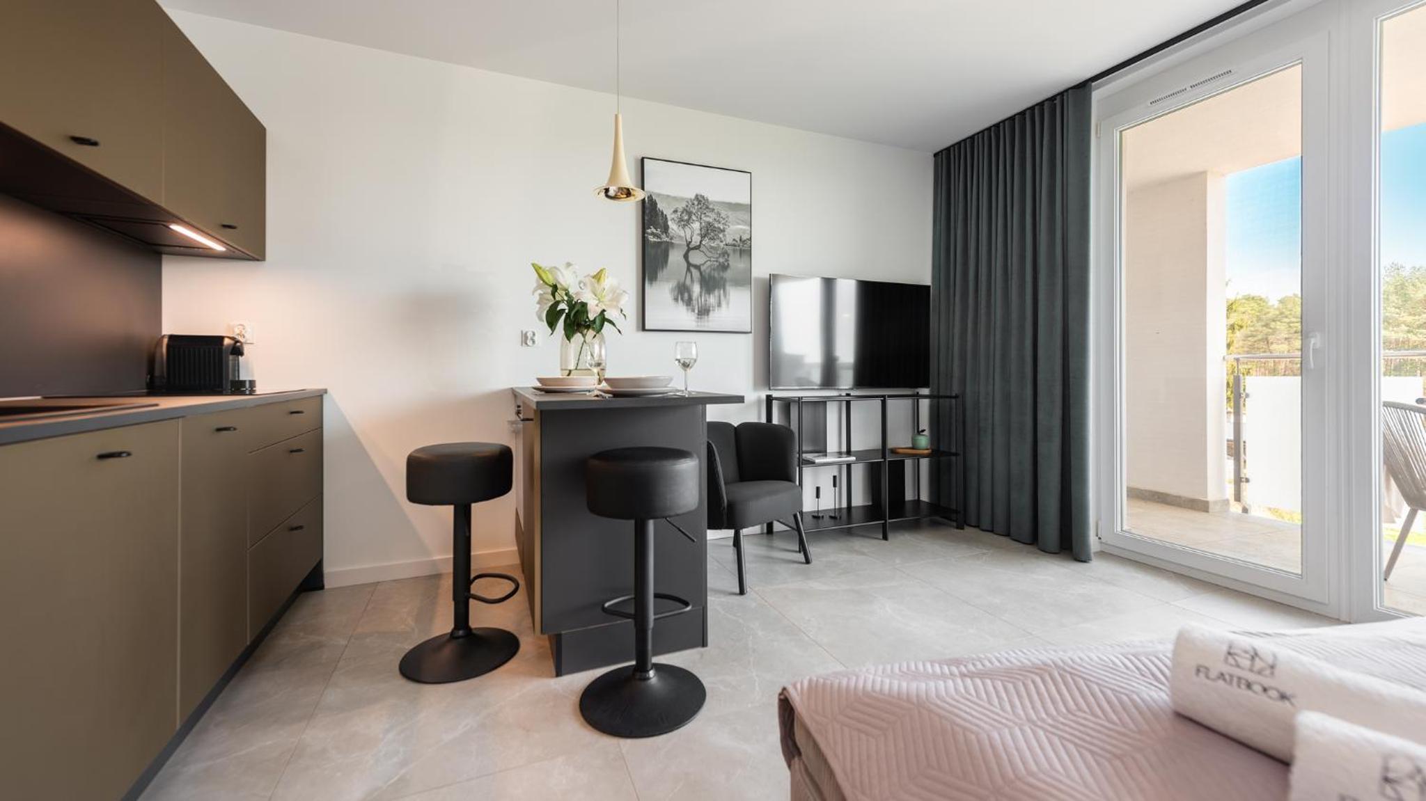 Flatbook Apartamenty - Sztutowo Baltic Garden z Basenem i Parkingiem