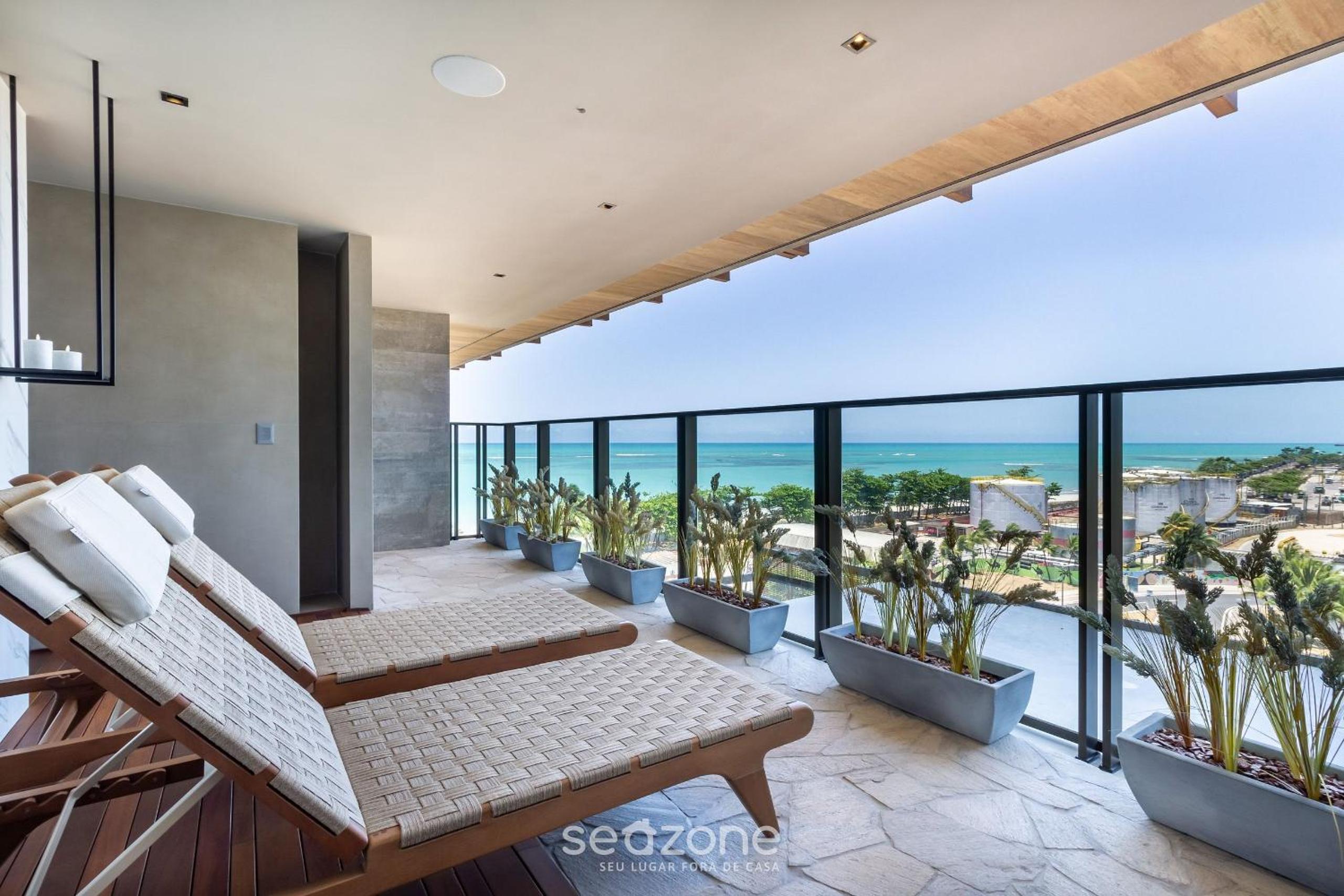 NWTs - Studios with side sea view in Maceió IV