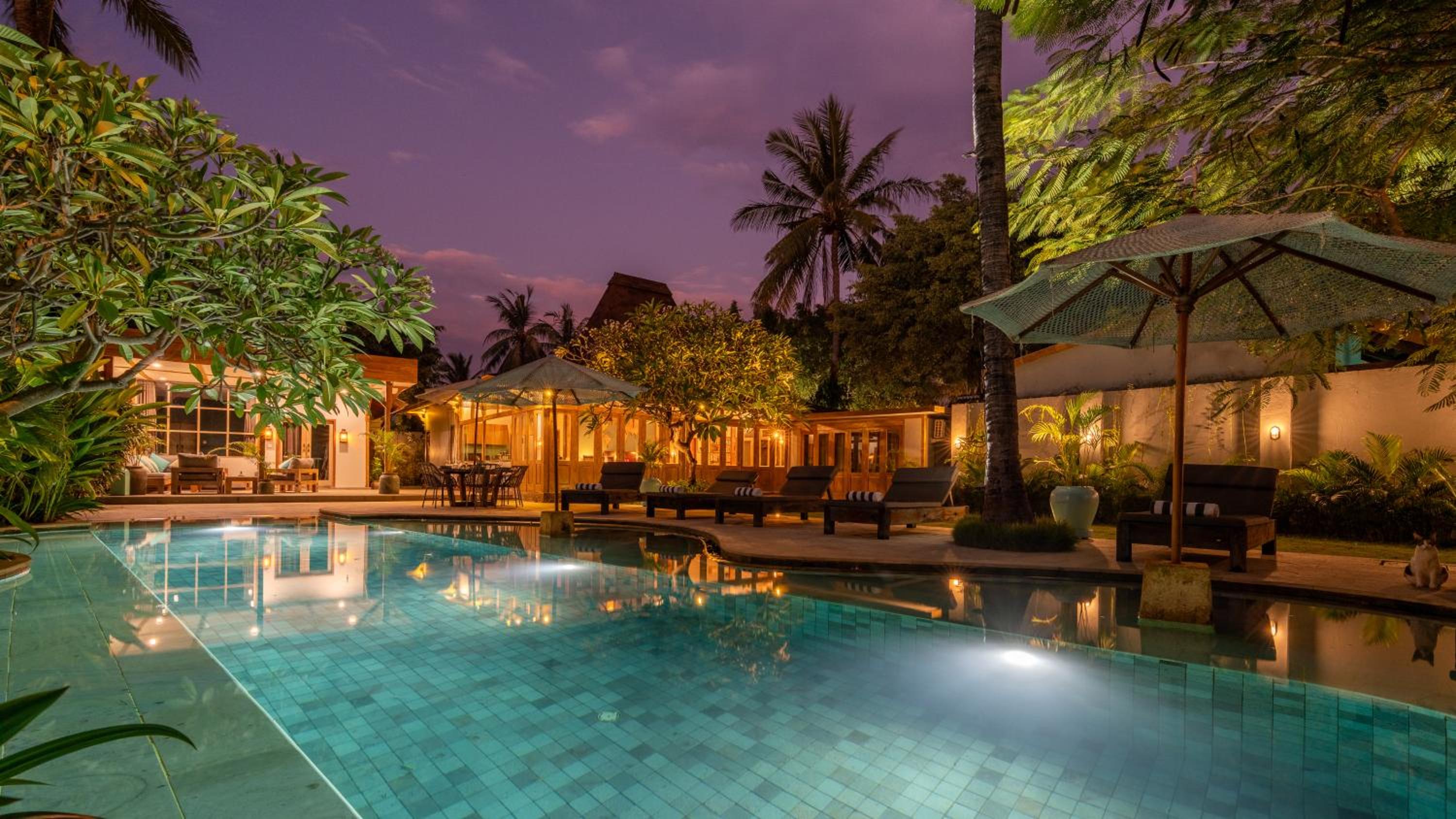 Villa Casa Gili T 4BR Villa, Pool, Gym & Bikes