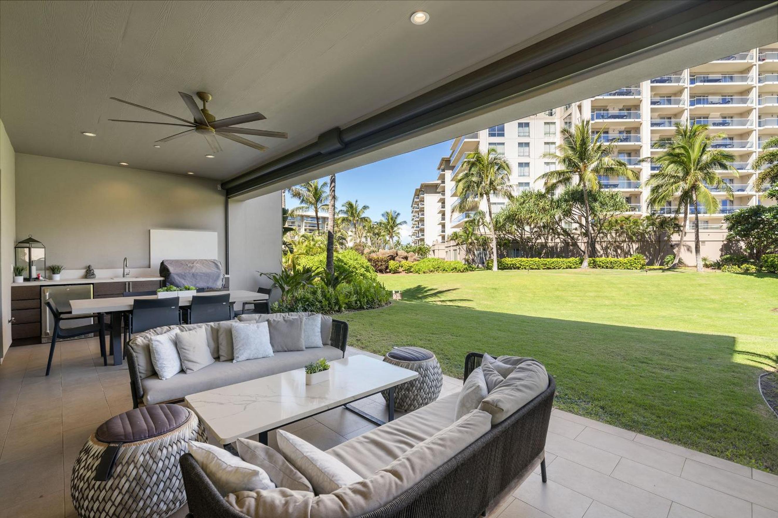 Honua Kai Luana Garden Villas 7B - Luxurious Ground Level, Private Lanai & BBQ