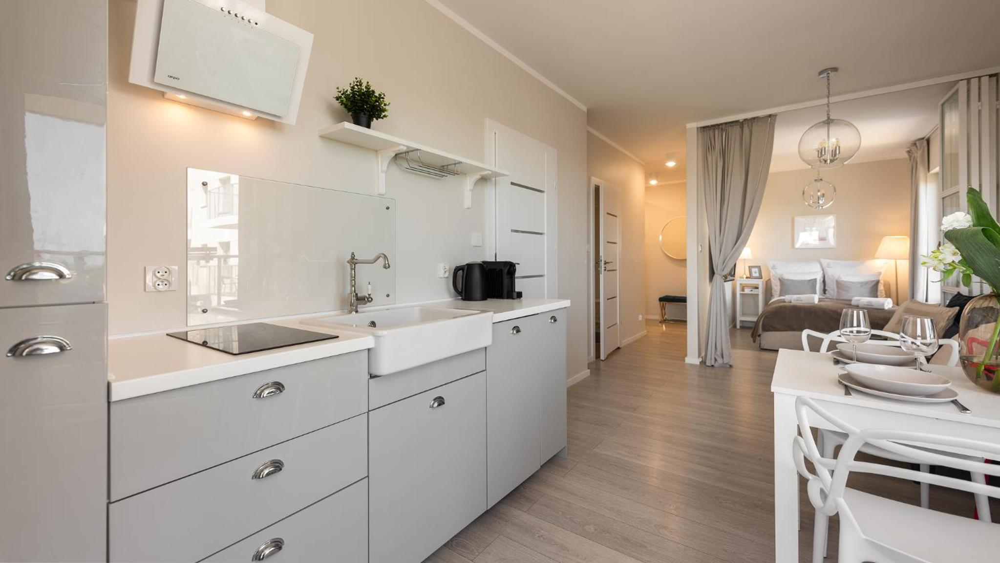 Seaside Apartments Baltica Tower with Gym, Sauna & Parking