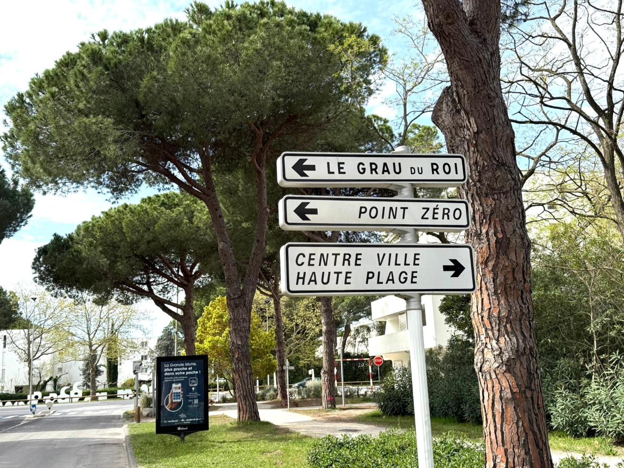 Studio 4pers La Grande Motte Ponant, Vue exceptionnelle lac, double terrasse, Parking, base nautique, golf & plage à pied, draps & serviettes fournis - 2èm