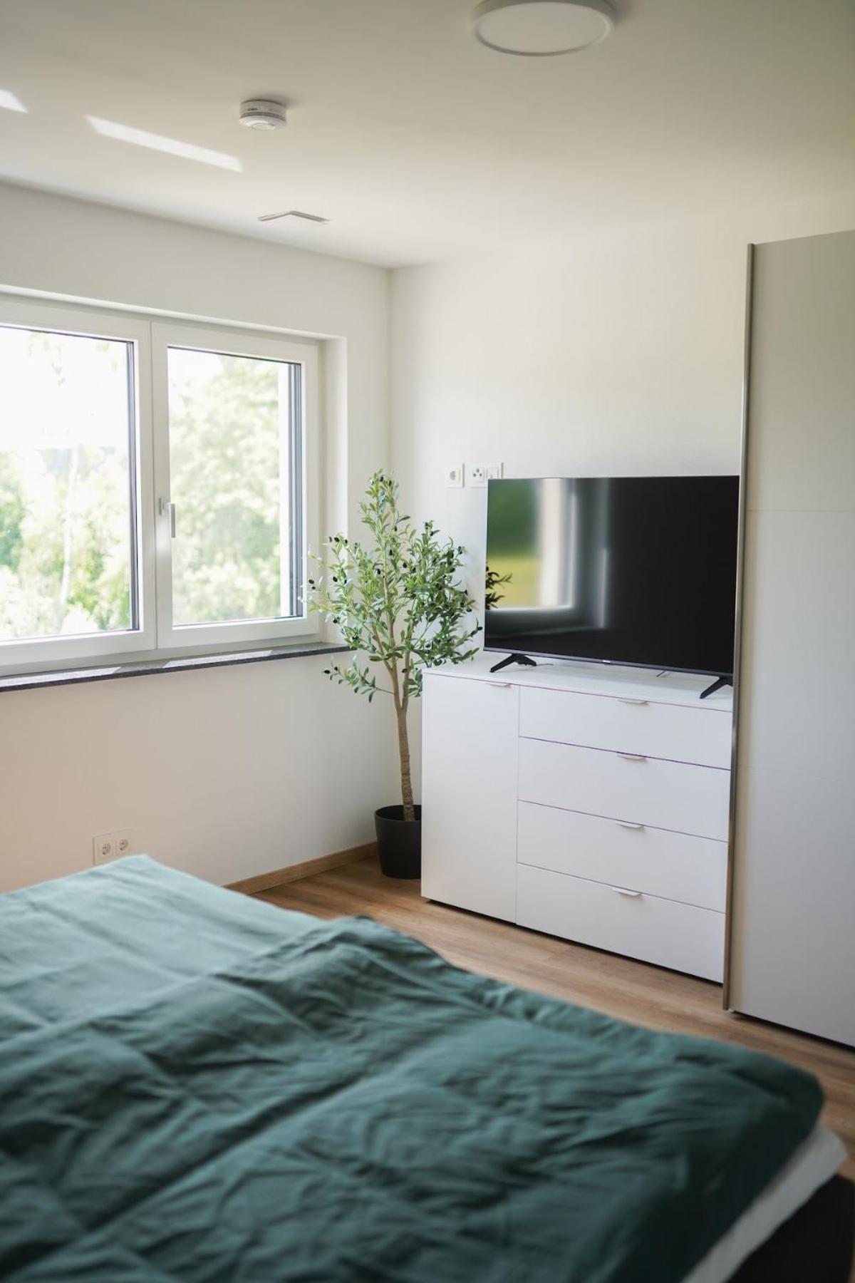 Moderne Bauernhof Wohnung mitten in der Natur