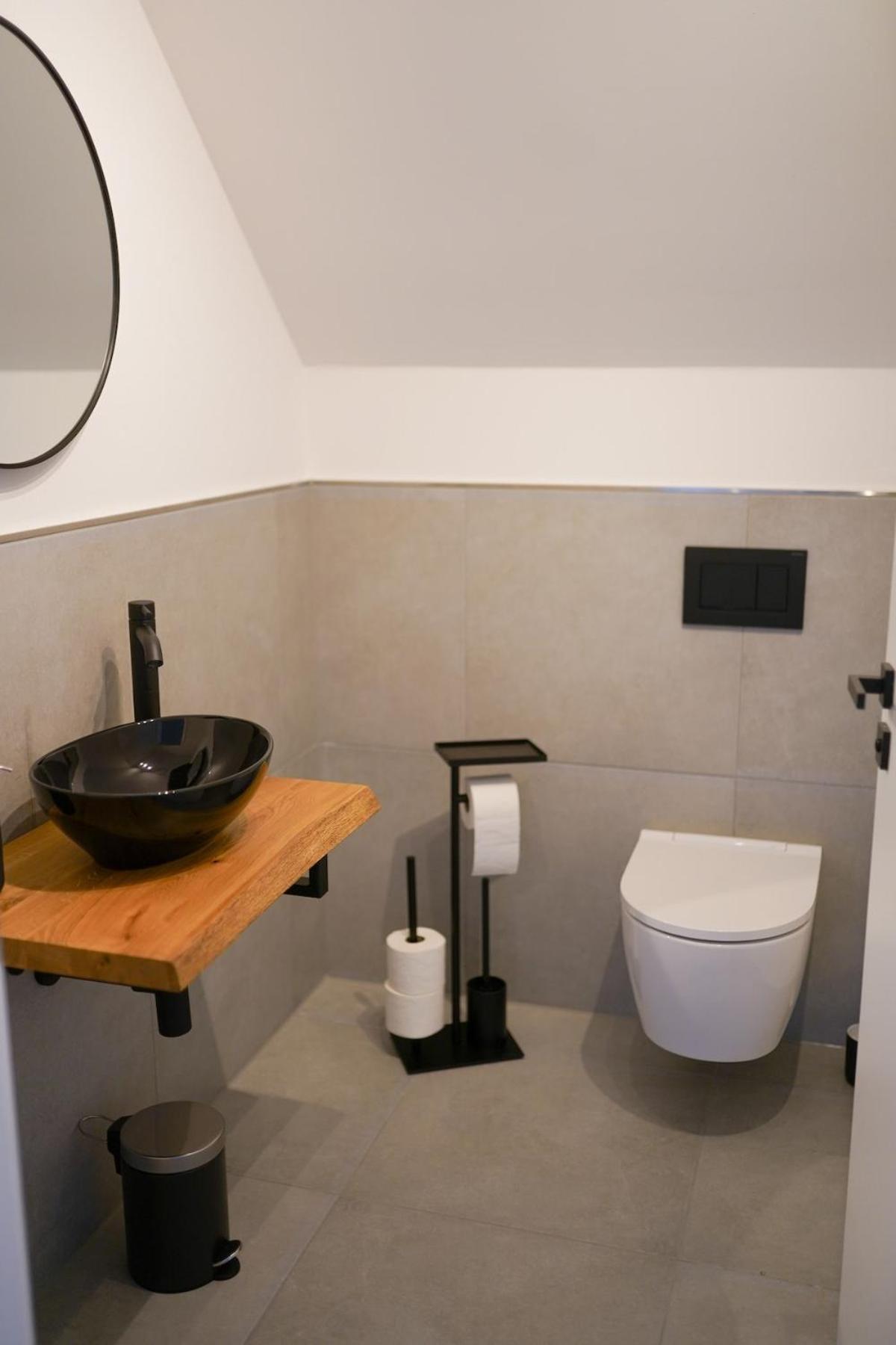 Moderne Bauernhof Wohnung mitten in der Natur