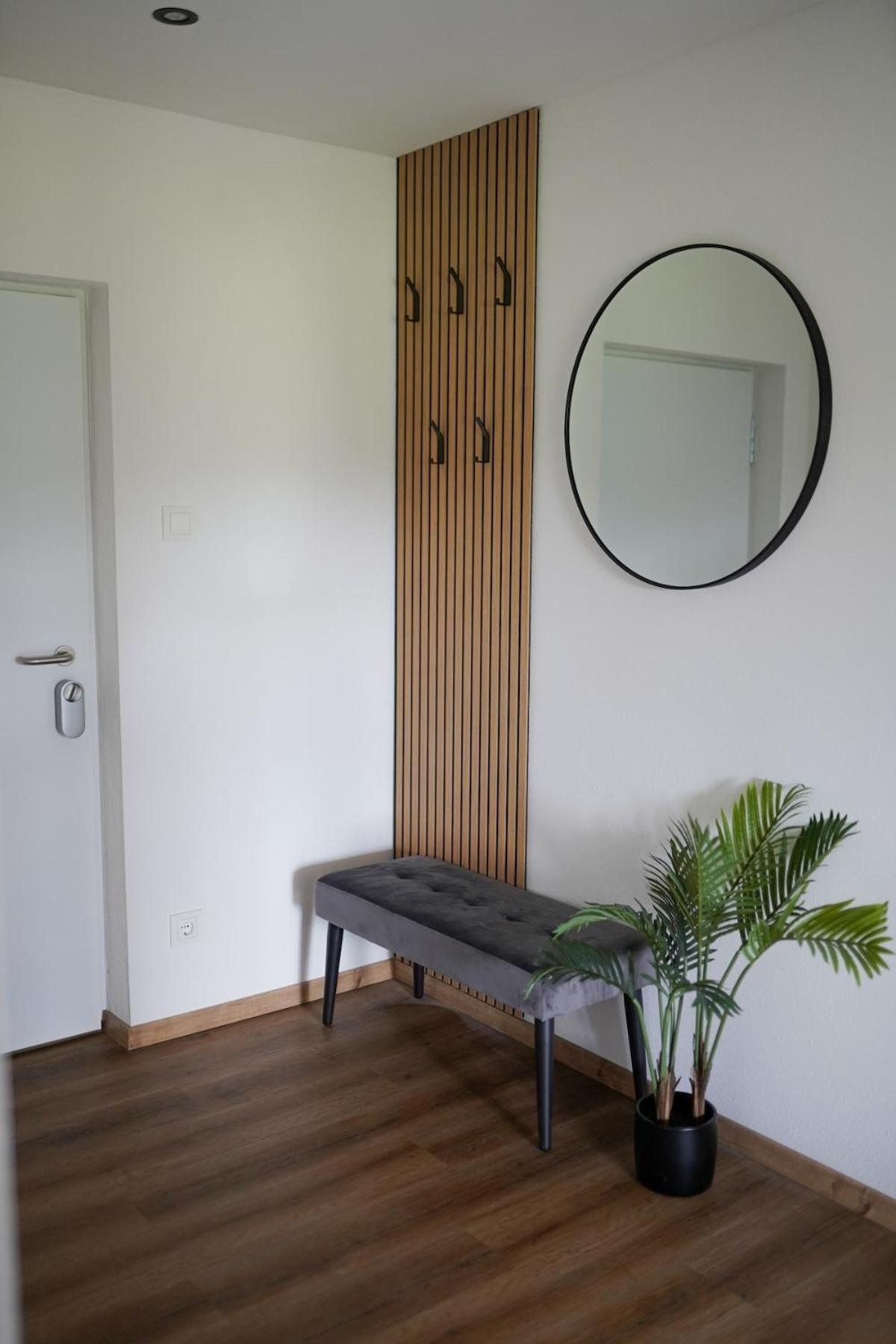 Moderne Bauernhof Wohnung mitten in der Natur