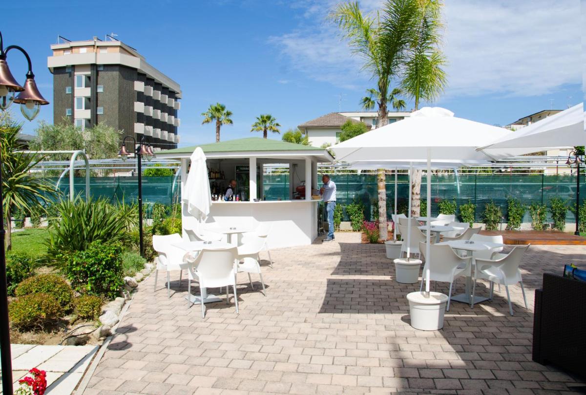 outdoor BBQ area