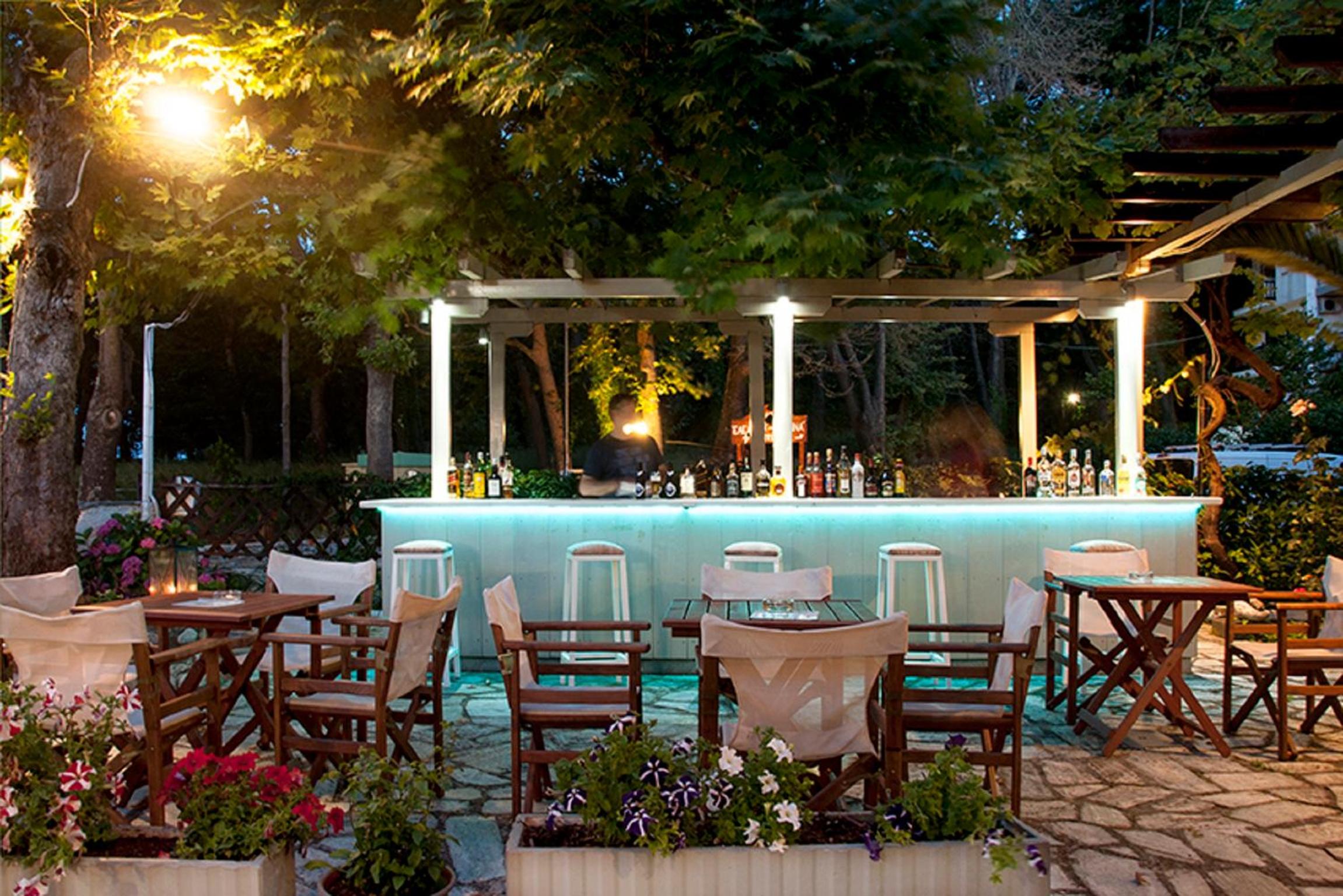 outdoor BBQ area