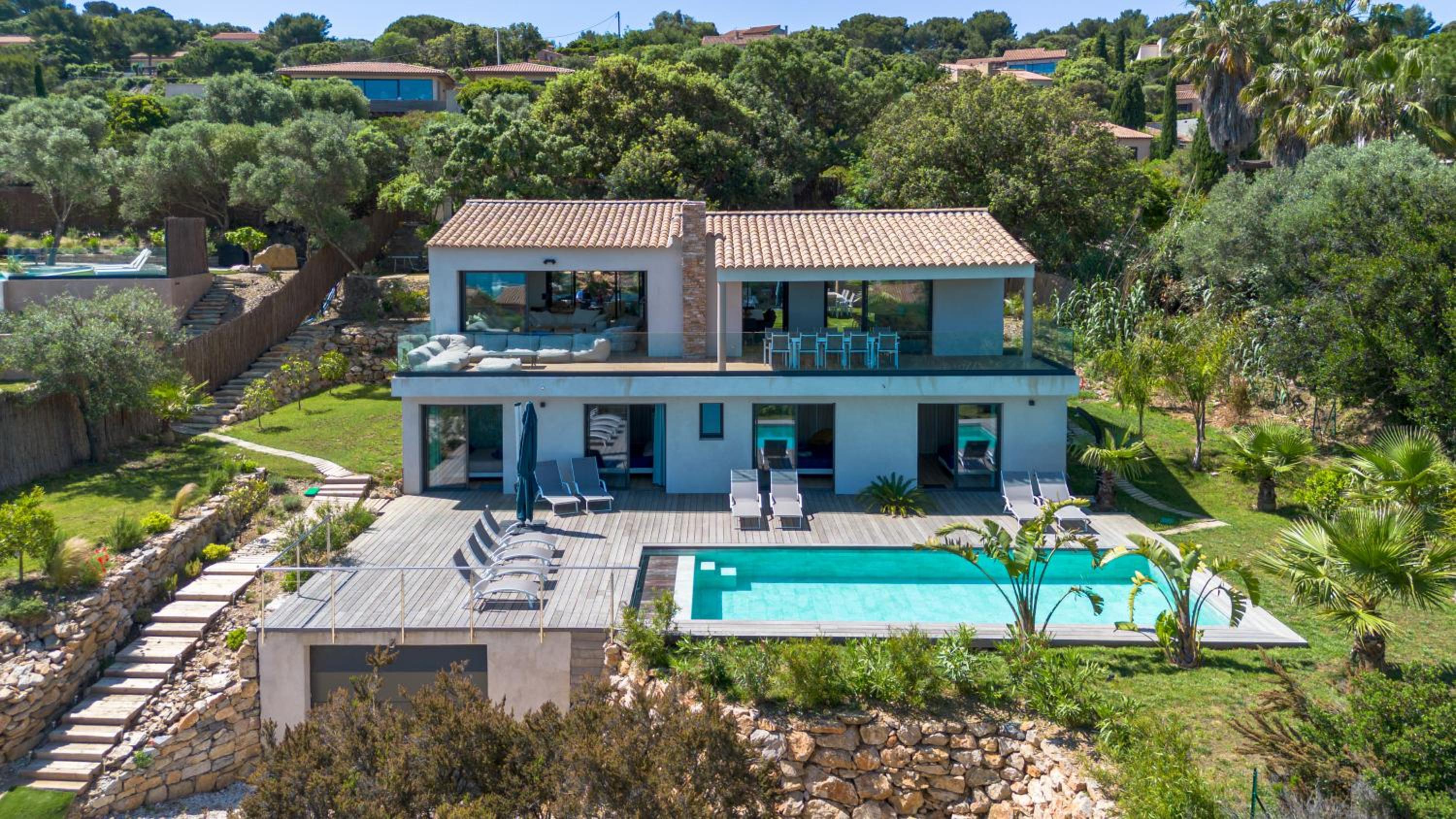 Villa de la Madrague Vue Mer à 200m de la Plage sur La Presqu' île de Giens Sea and Mountain Pleasure