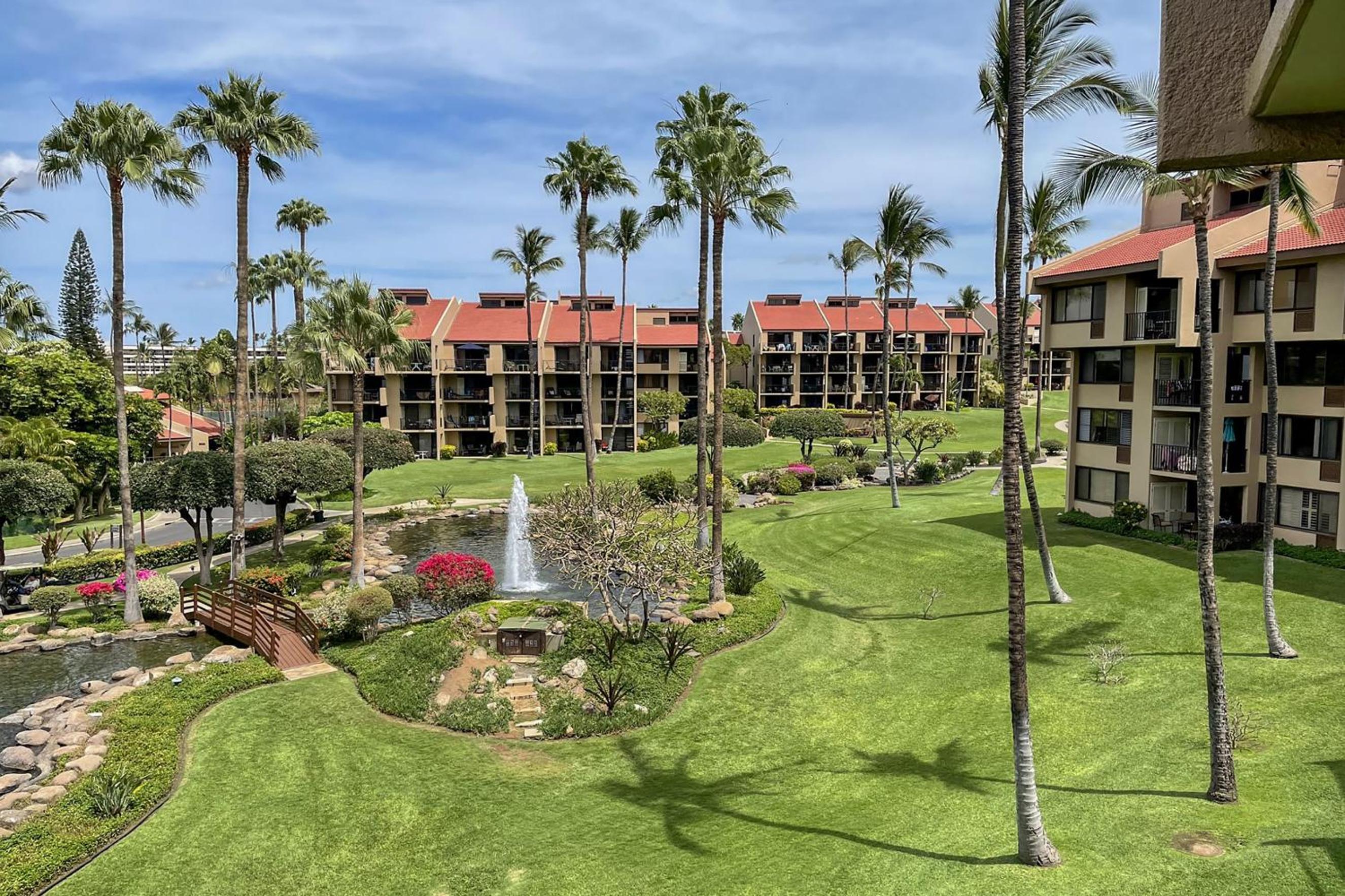Kamaole Sands 10-307, Ocean View, Large Lanai, Twin Murphy Beds, Split-AC, Wi-Fi