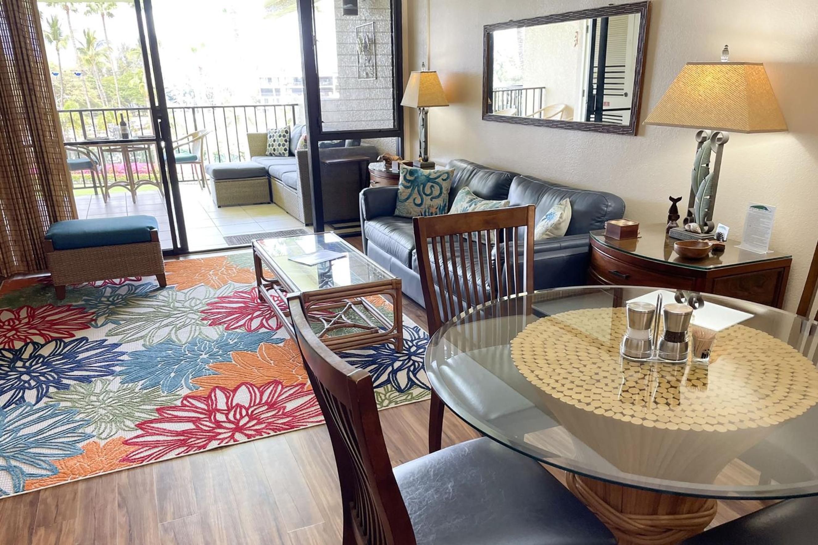 Kamaole Sands 10-307, Ocean View, Large Lanai, Twin Murphy Beds, Split-AC, Wi-Fi