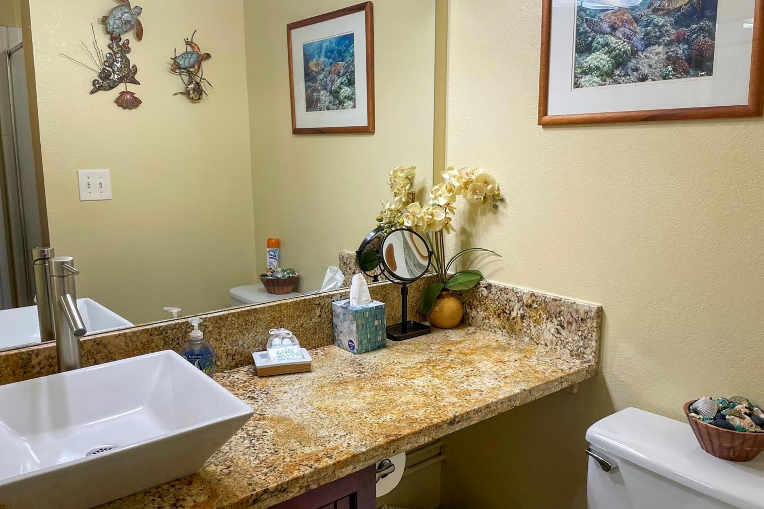 Kamaole Sands 10-307, Ocean View, Large Lanai, Twin Murphy Beds, Split-AC, Wi-Fi