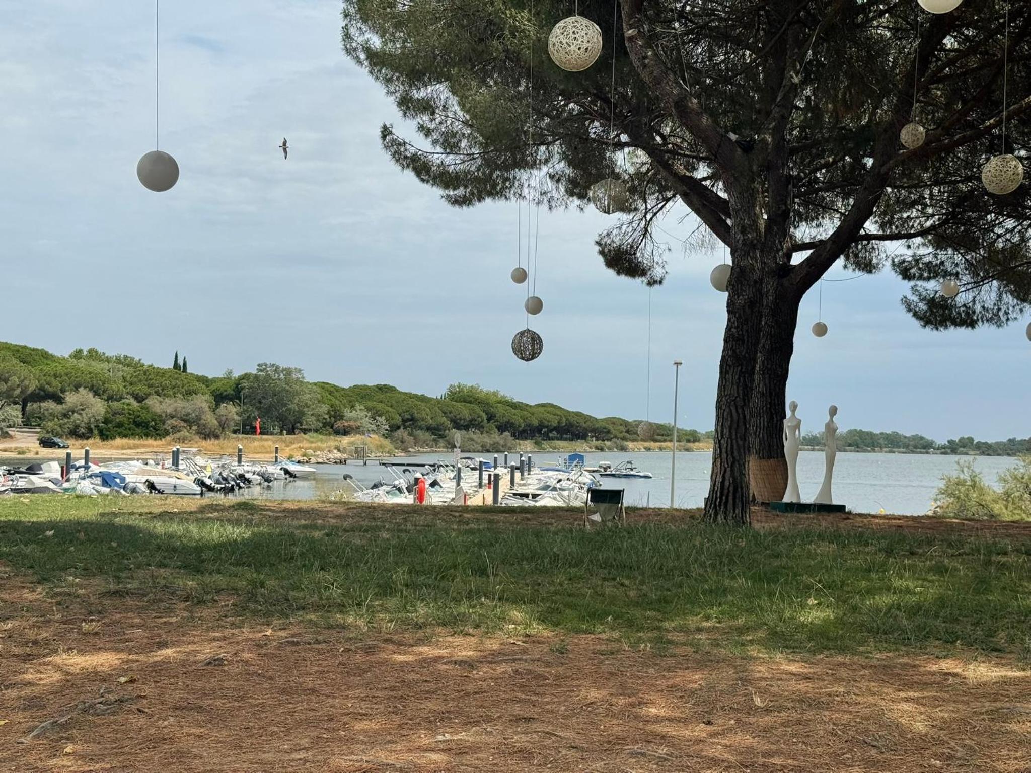 Studio 4pers La Grande Motte Ponant, Vue exceptionnelle lac, double terrasse, Parking, base nautique, golf & plage à pied, draps & serviettes fournis - 2èm