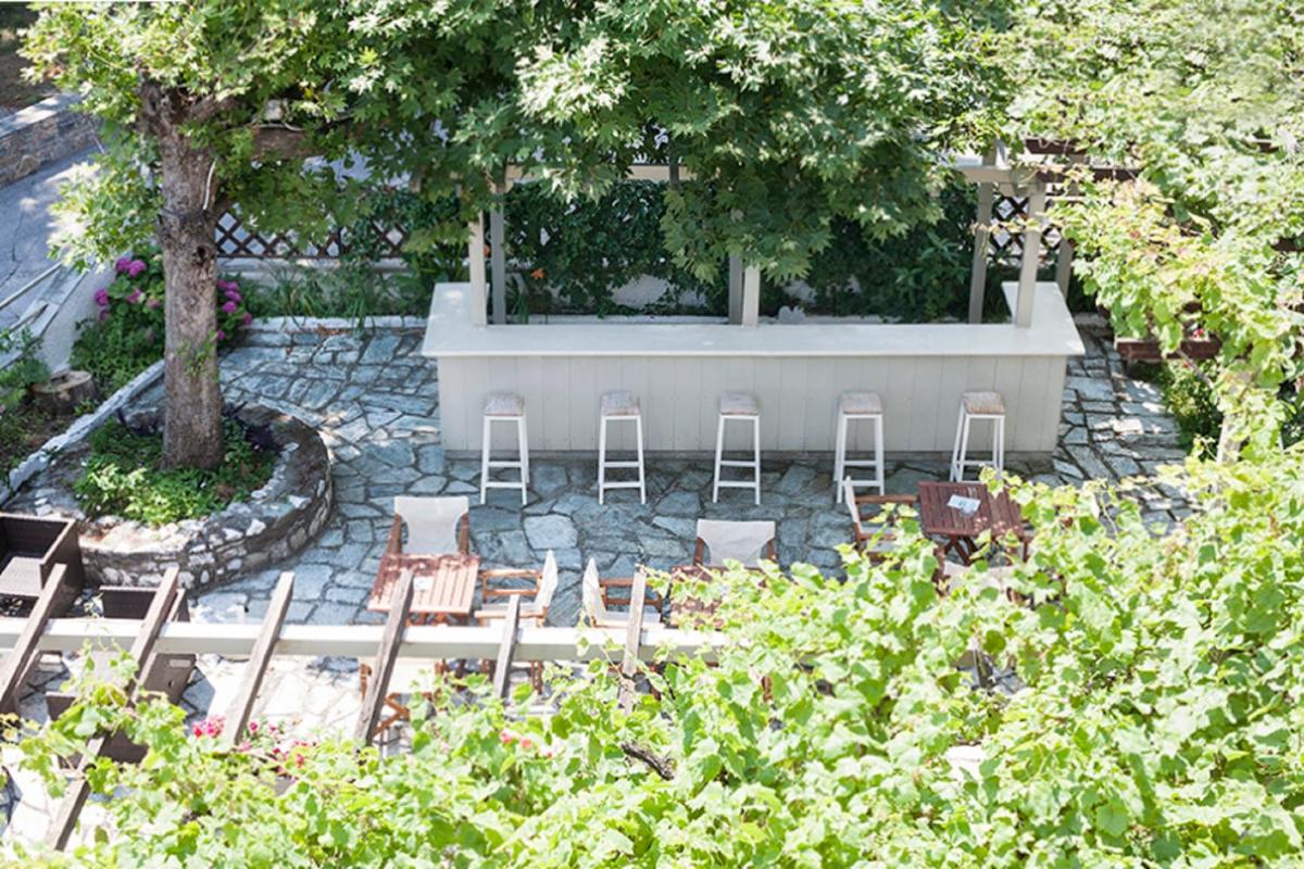 outdoor BBQ area