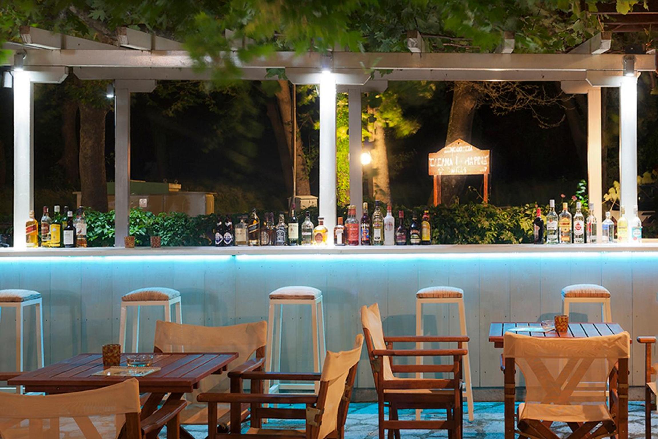 outdoor BBQ area